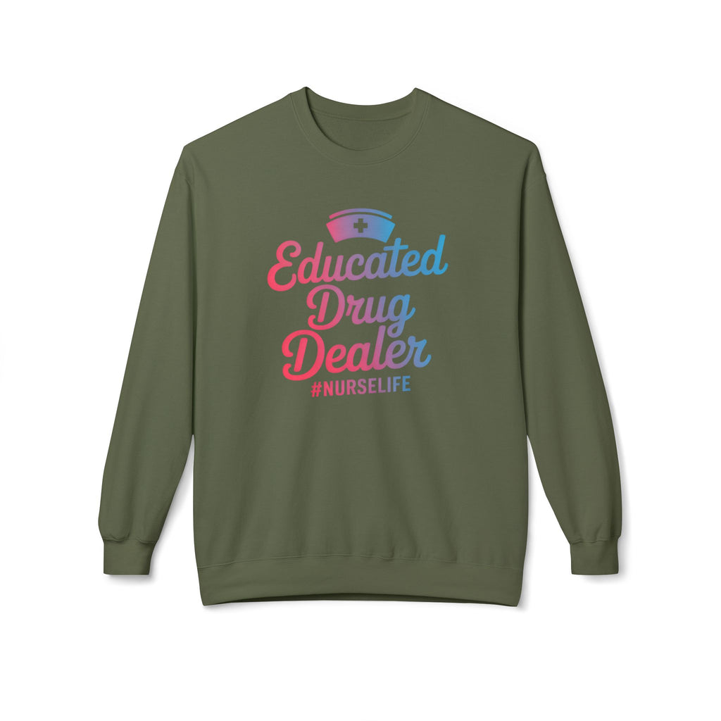 Educated Midweight Softstyle Fleece Crewneck Sweatshirt