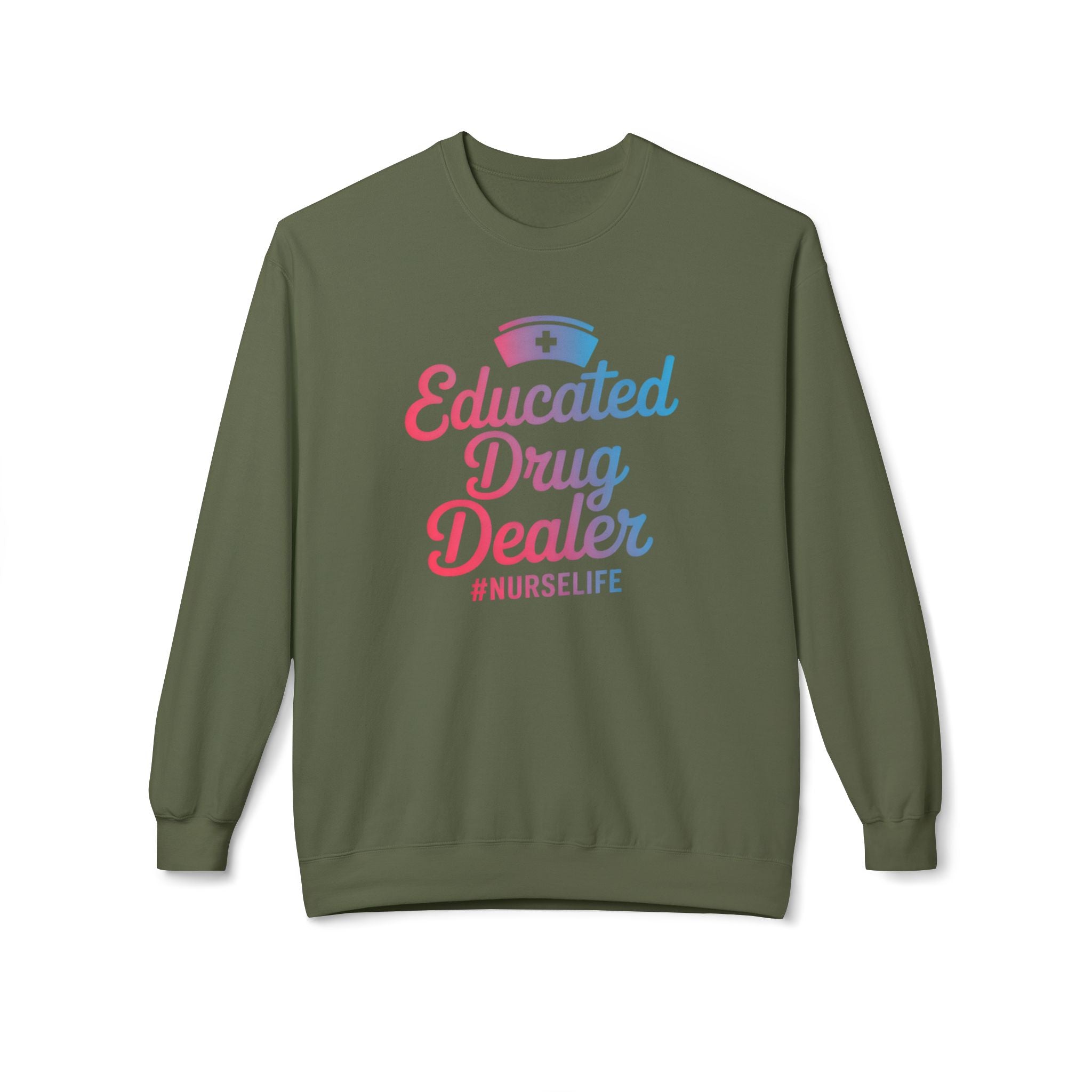 Educated Midweight Softstyle Fleece Crewneck Sweatshirt
