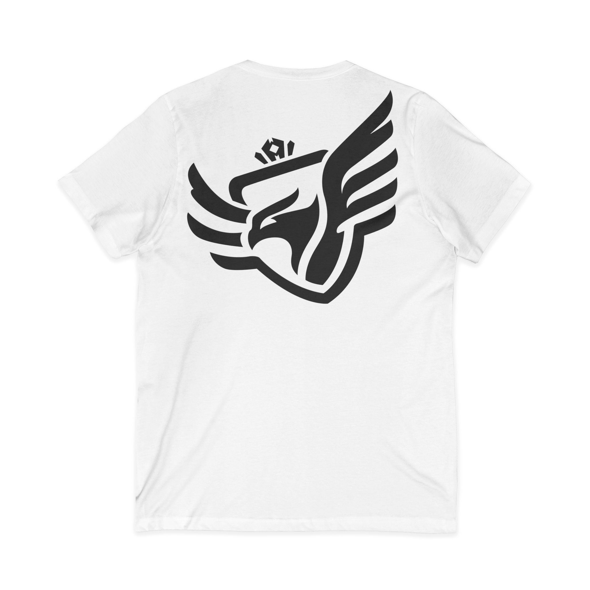 Royal Sparrow Jersey Short Sleeve V-Neck Tee