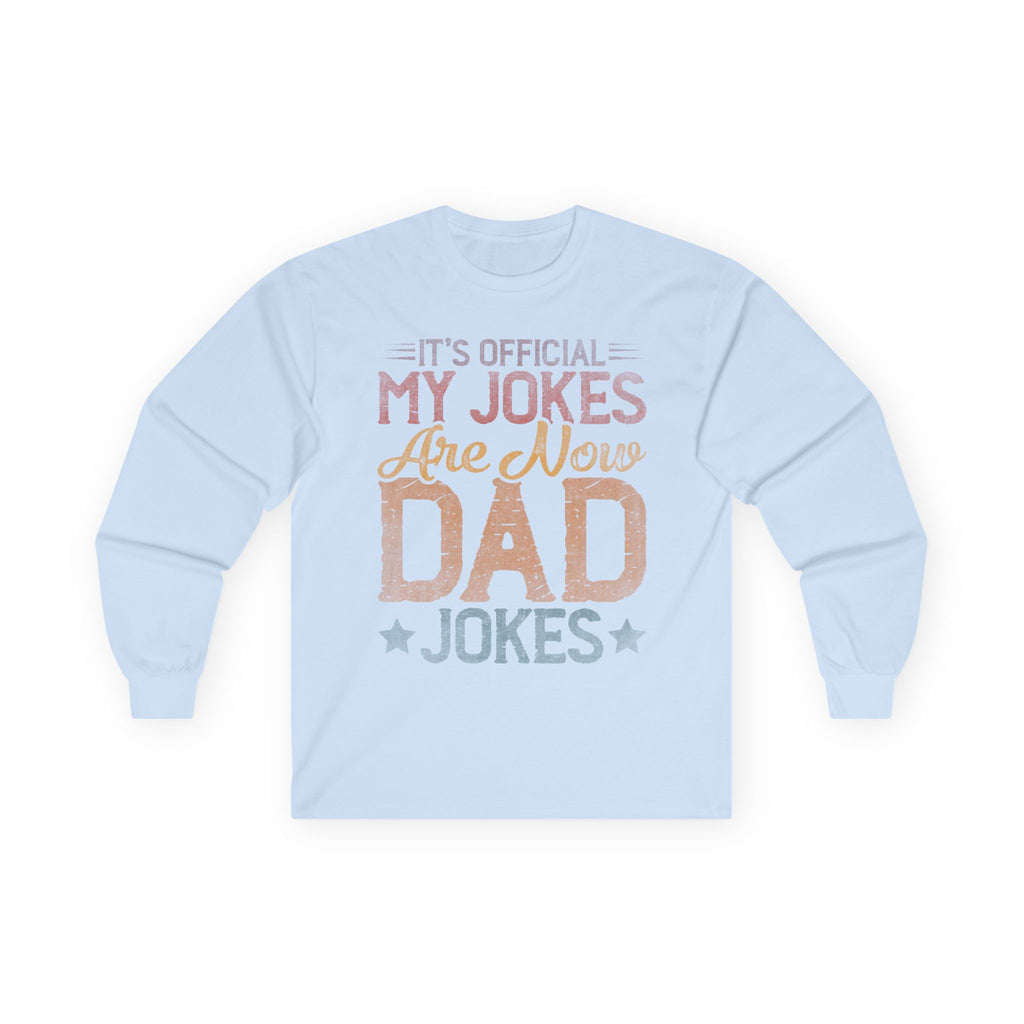 Dad Jokes Cotton Long Sleeve Tee