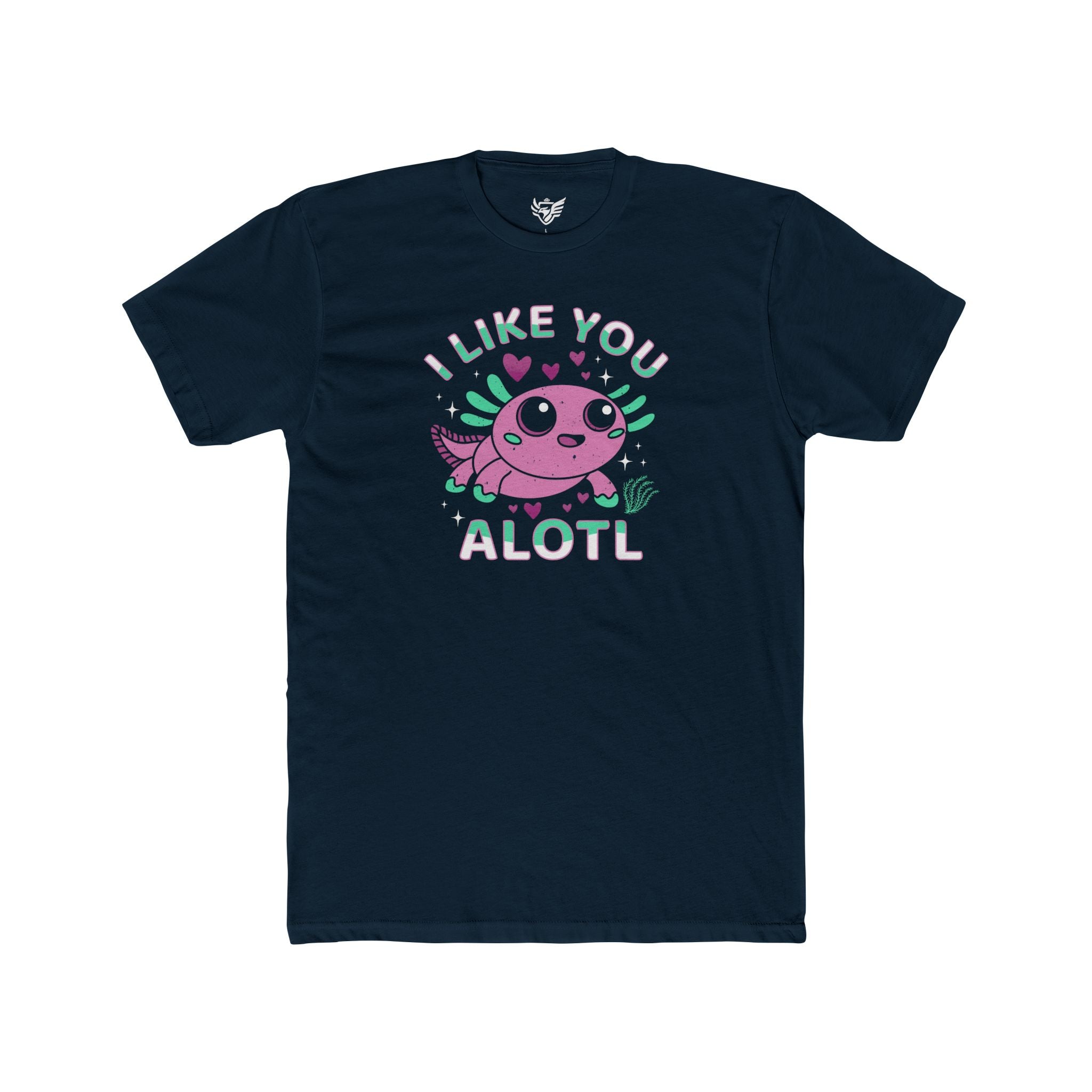 I Like You Alotl Cotton Crew Tee