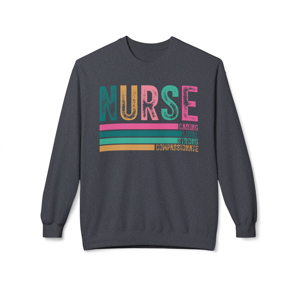 Nurse Midweight Softstyle Fleece Crewneck Sweatshirt