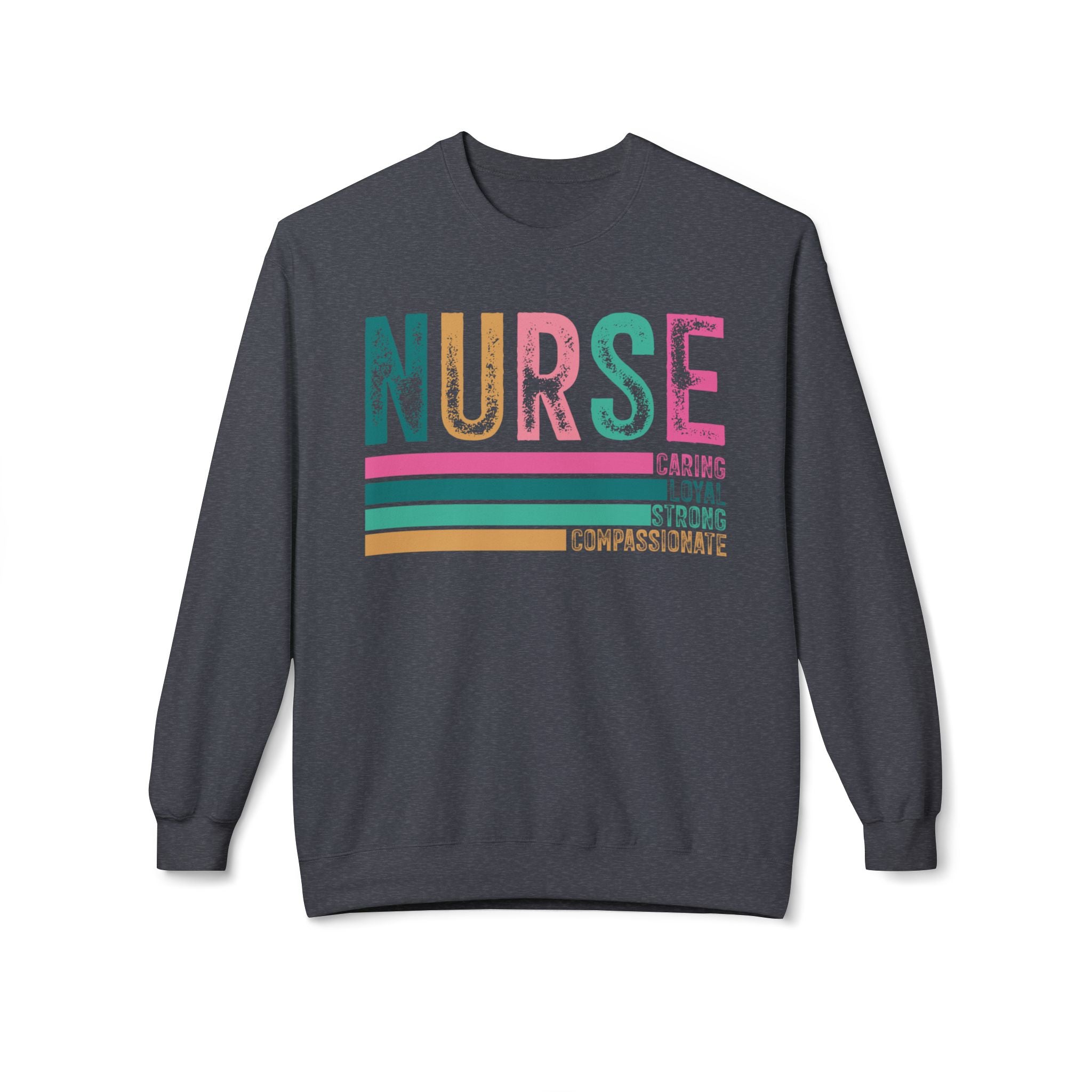 Nurse Midweight Softstyle Fleece Crewneck Sweatshirt