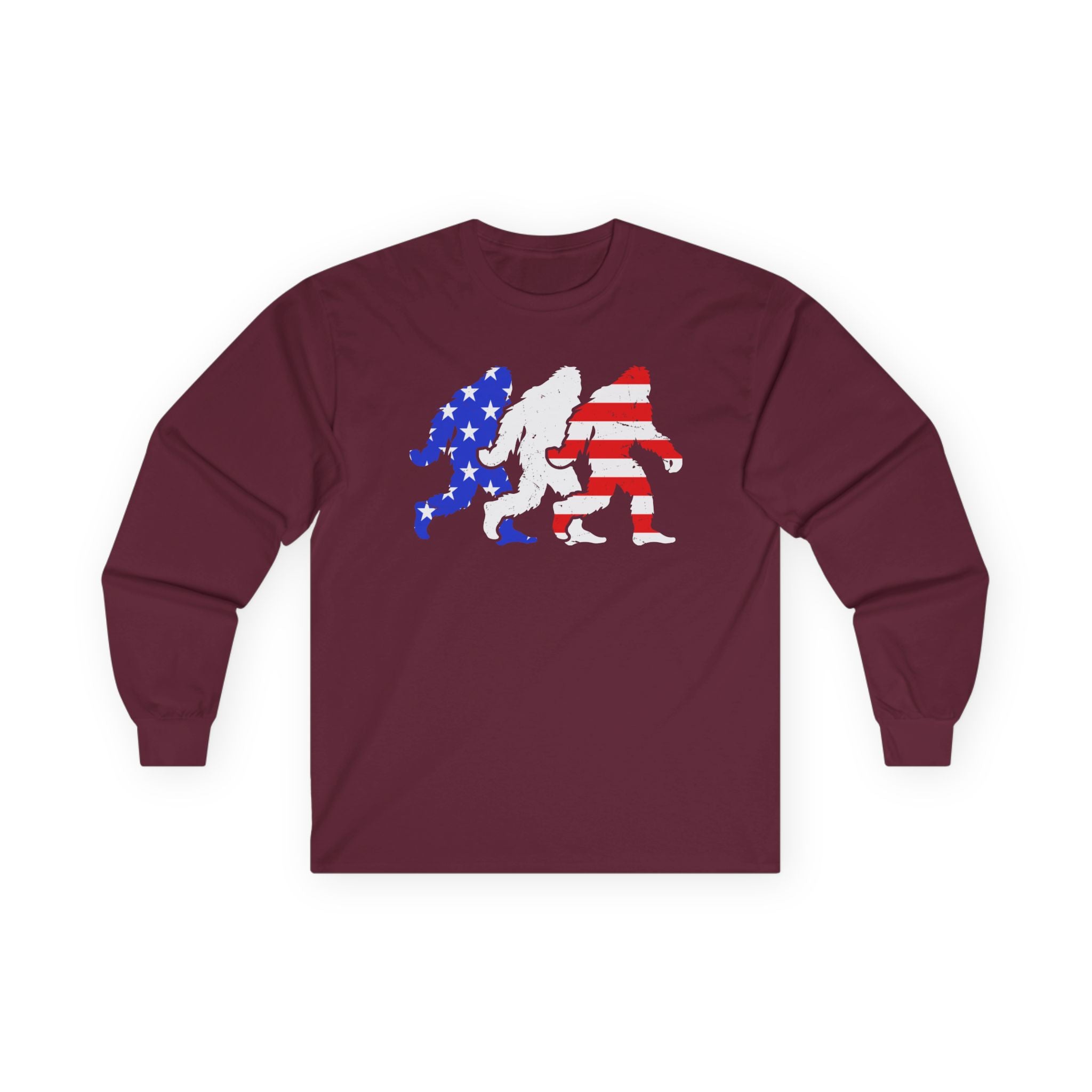 Big Foot USA Cotton Long Sleeve Tee