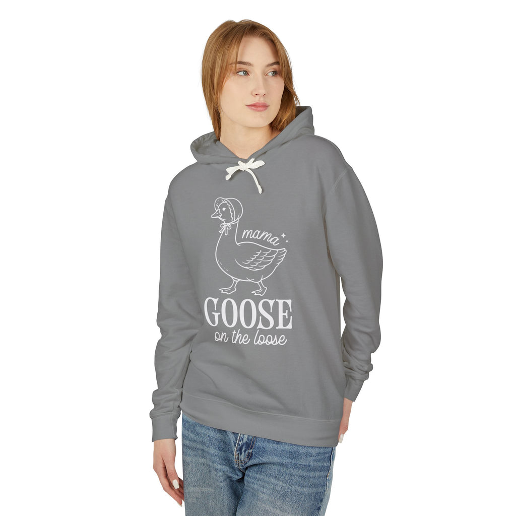 Mama Goose on the Loose Lightweight Hooded Sweatshirt