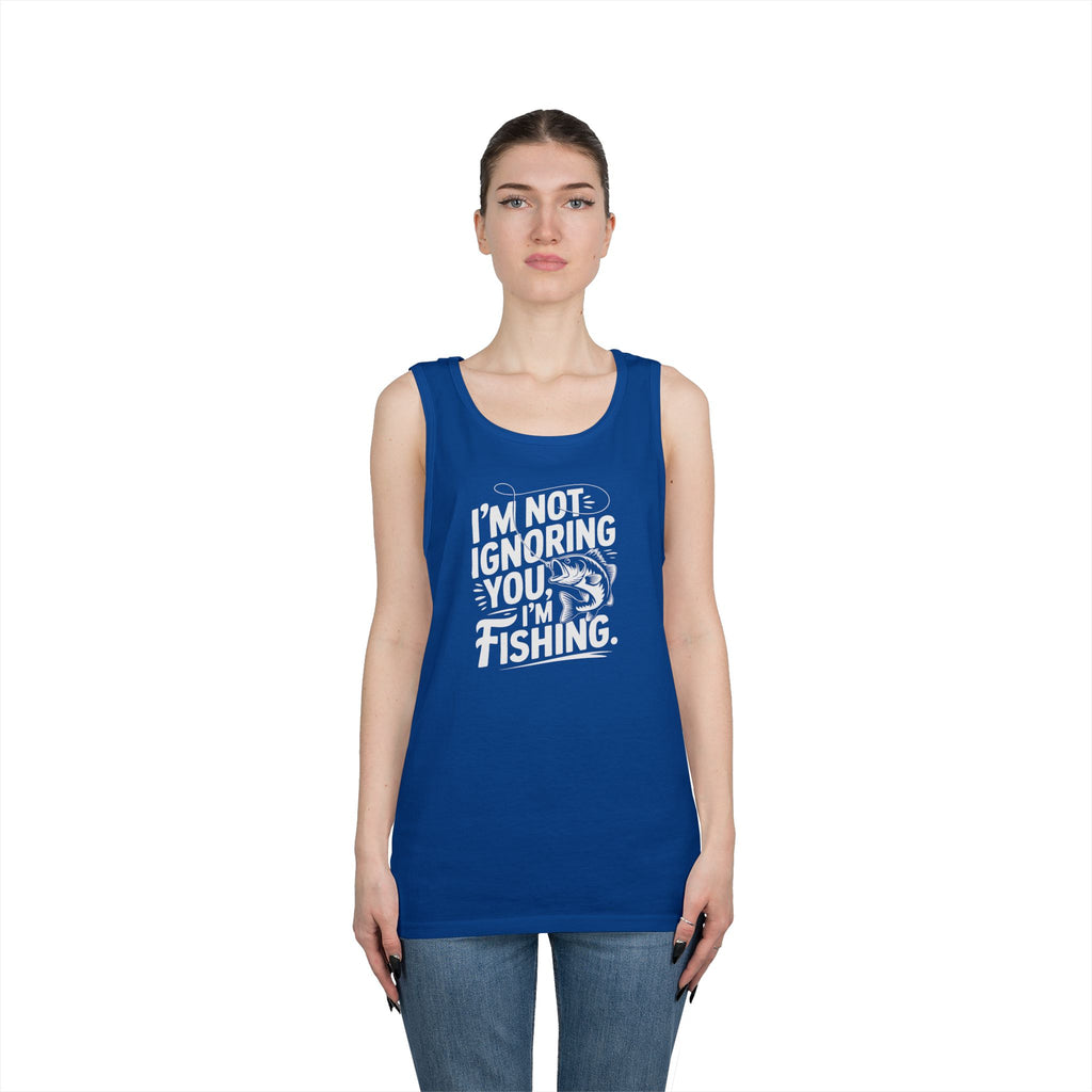 I'm Not Ignoring You Heavy Cotton Tank Top