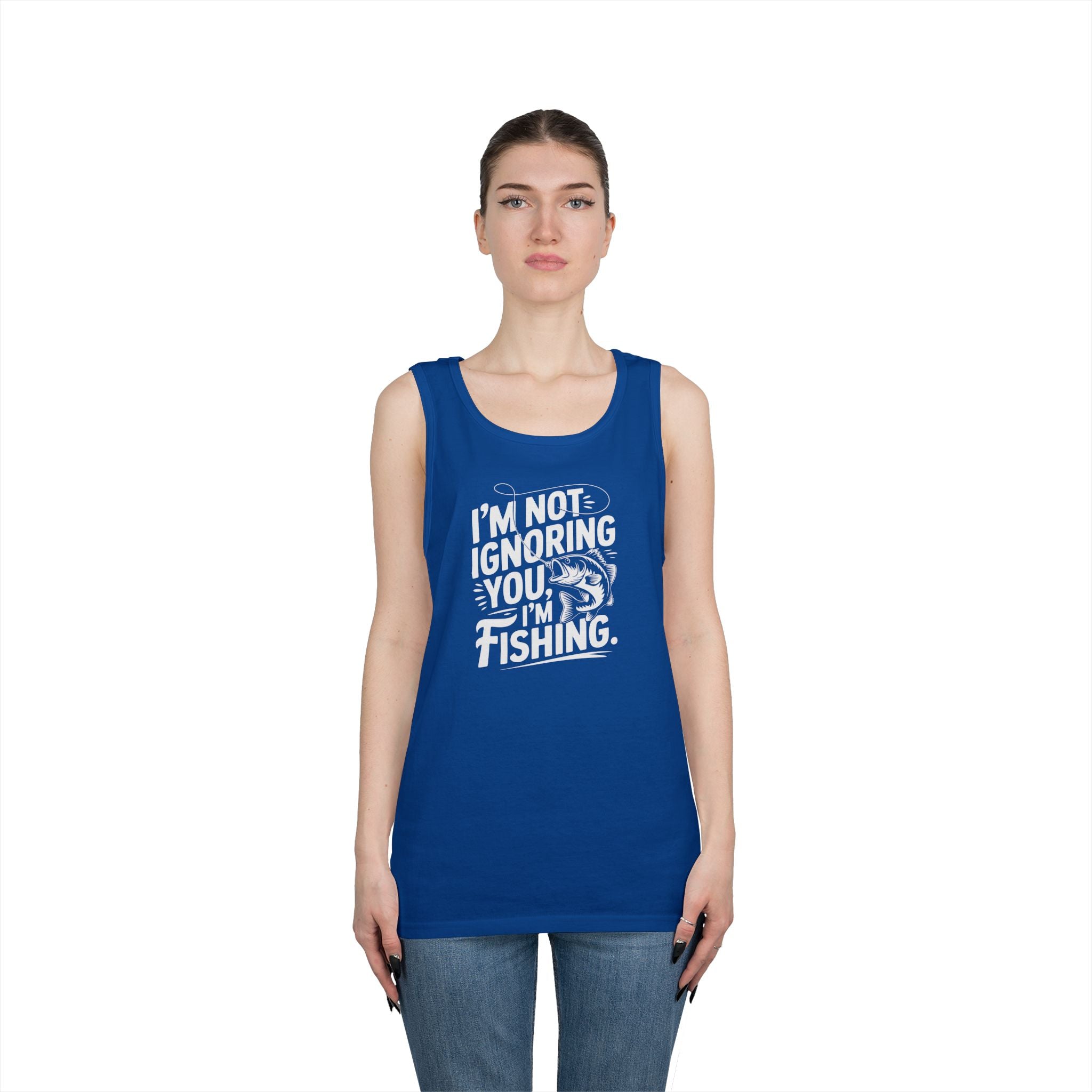 I'm Not Ignoring You Heavy Cotton Tank Top