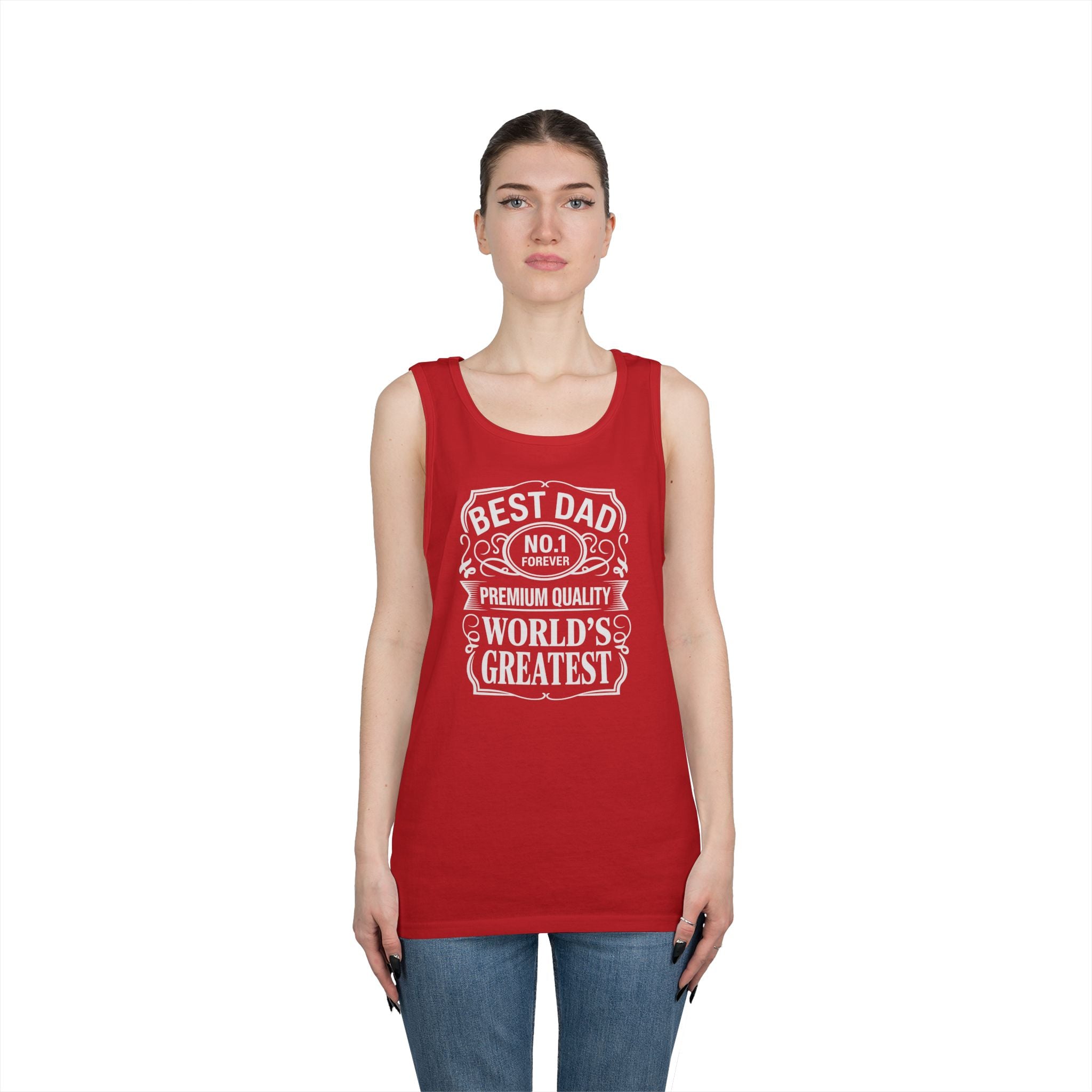 Bourbon Dad Heavy Cotton Tank Top