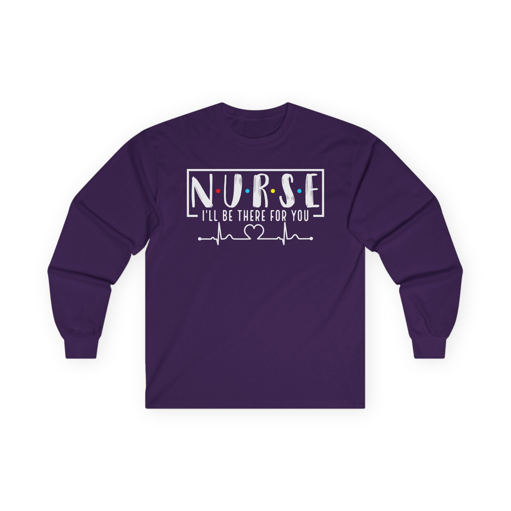 Friends Theme Nurse Cotton Long Sleeve Tee
