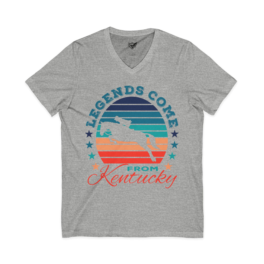 Unisex Legends 4 Star Jersey Short Sleeve V-Neck Tee