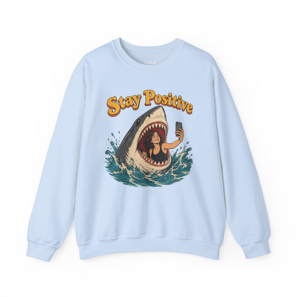 Stay Positive Heavy Blend™ Crewneck Sweatshirt