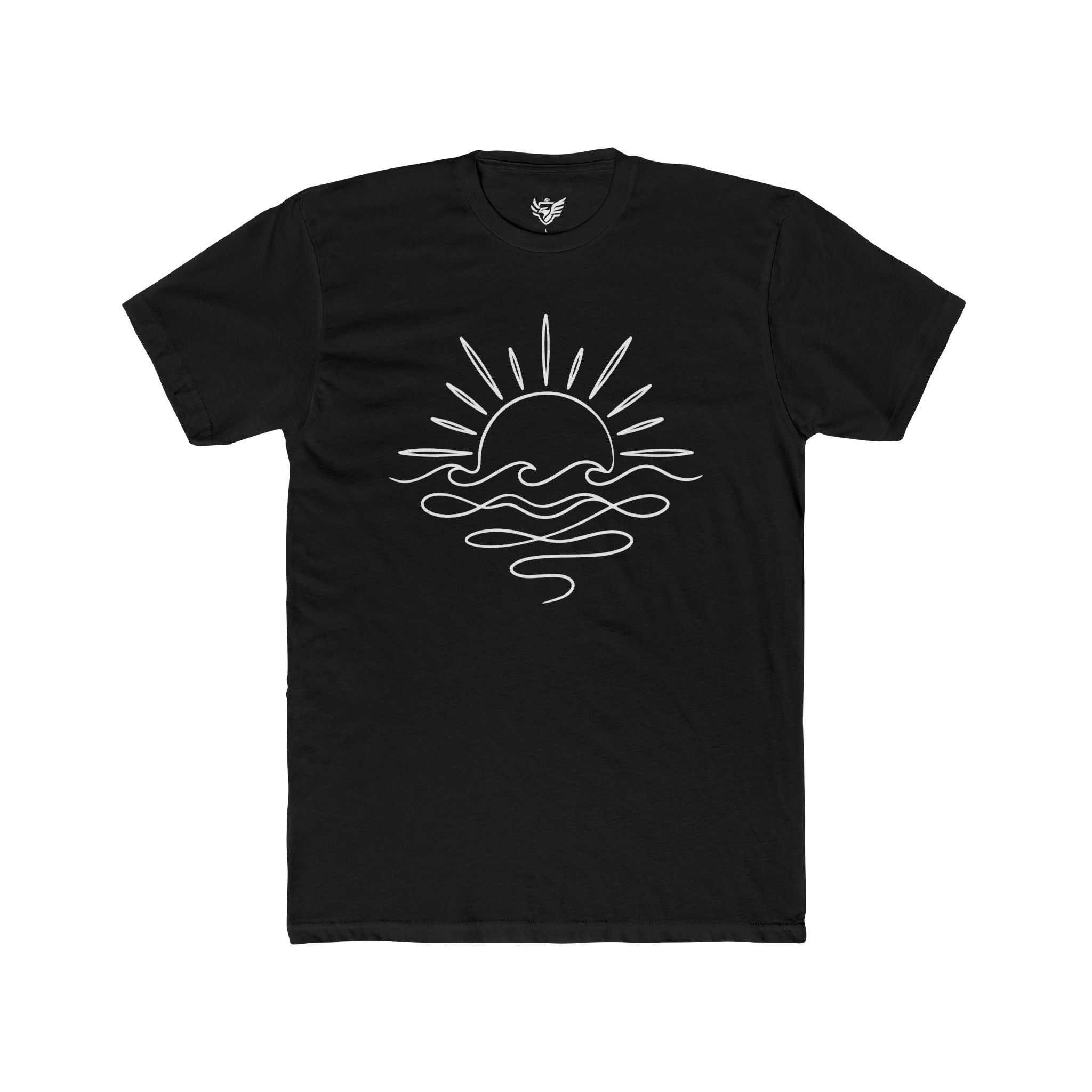 Sunny Sea Cotton Crew Tee