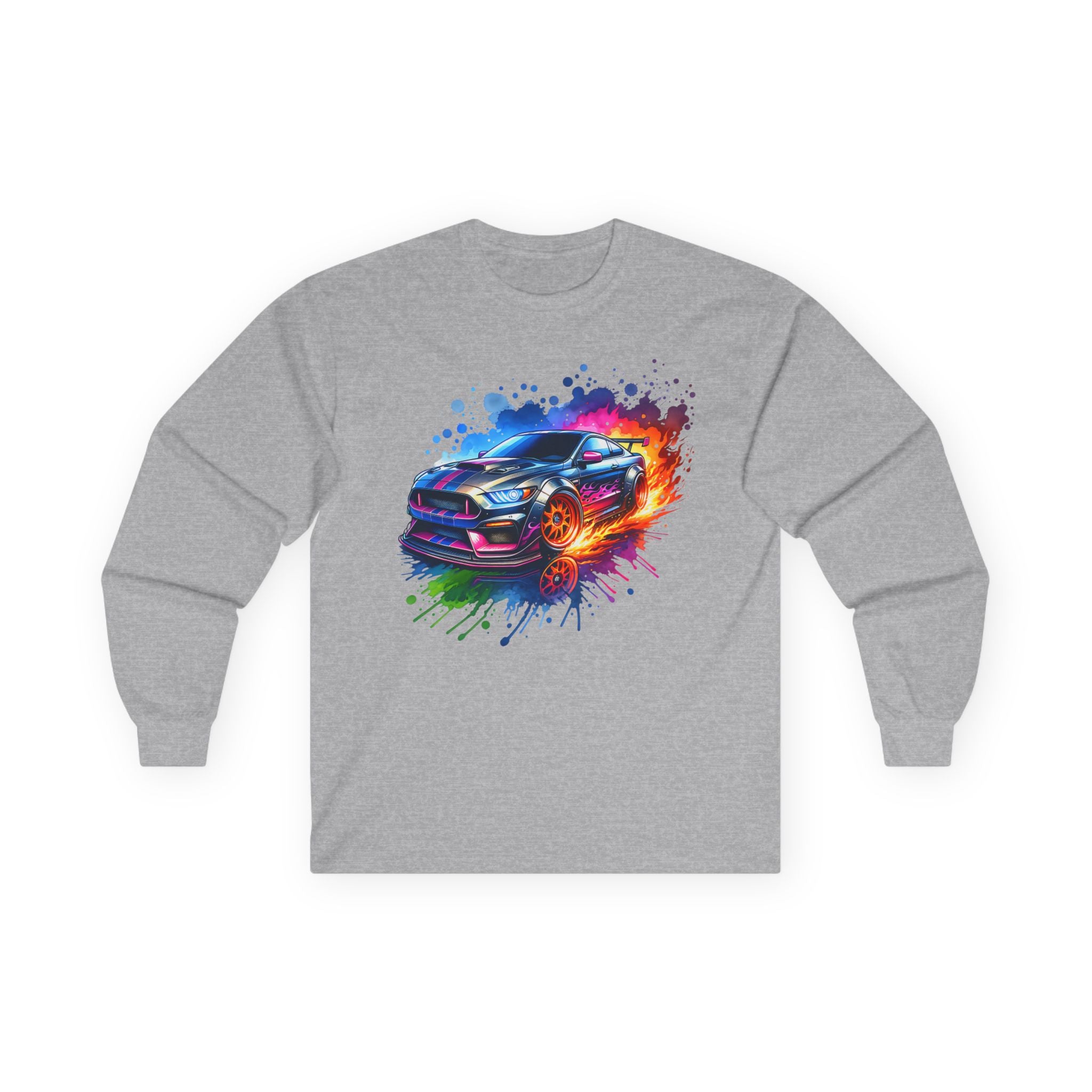 Colorblast Vroom Cotton Long Sleeve Tee