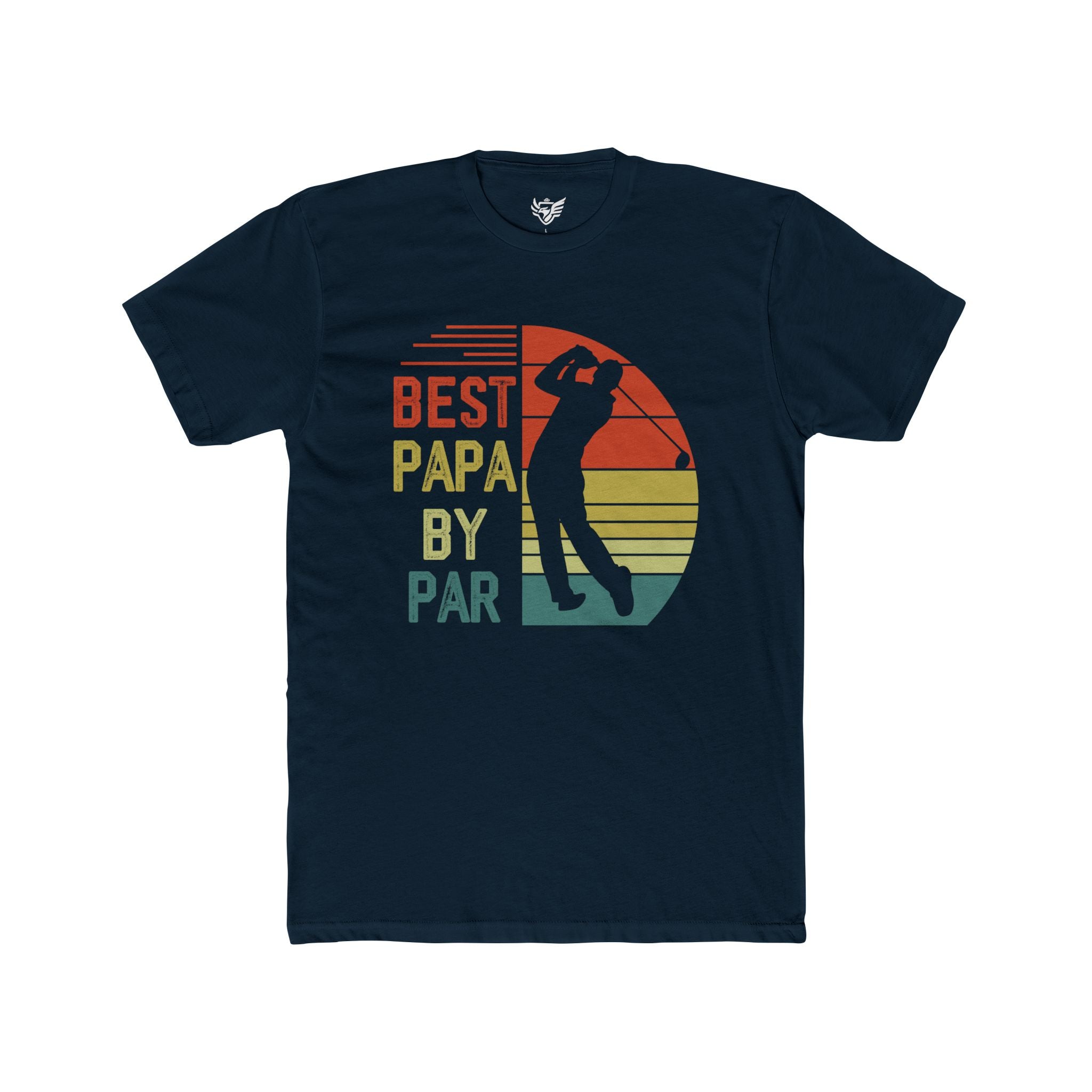 Best Papa By Par Cotton Crew Tee
