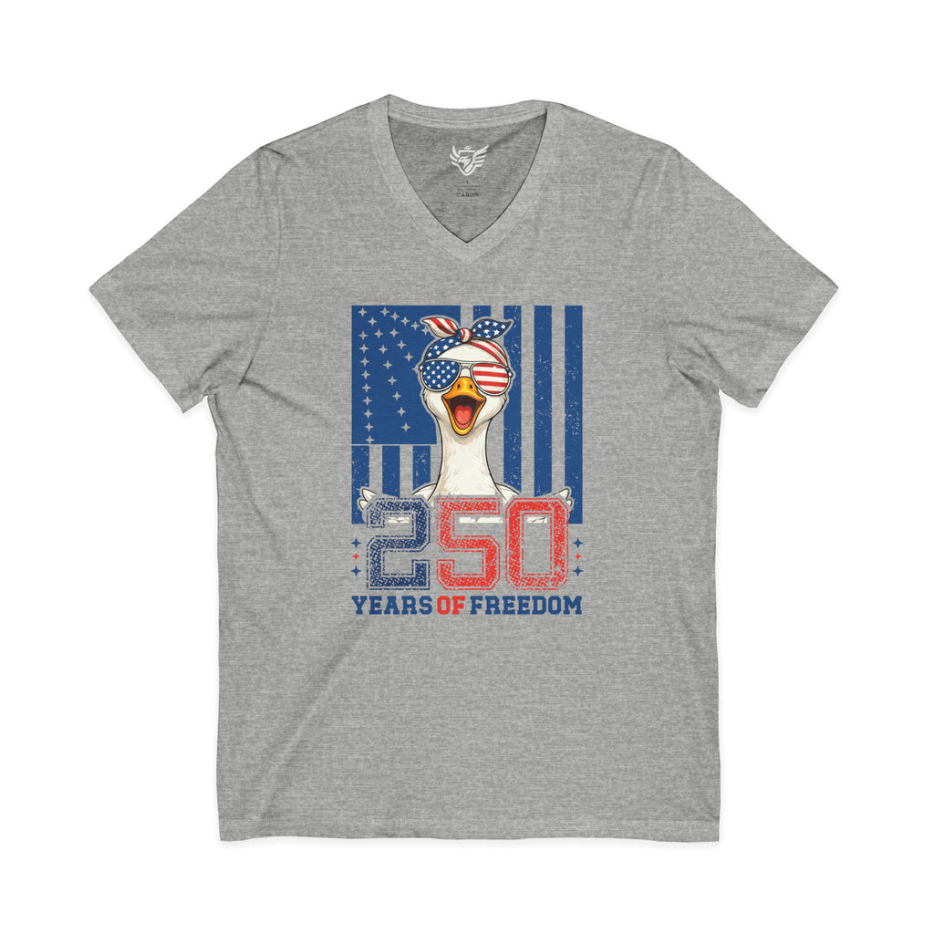 Celebration Goose Jersey Short Sleeve V-Neck Tee