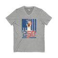 Celebration Goose Jersey Short Sleeve V-Neck Tee