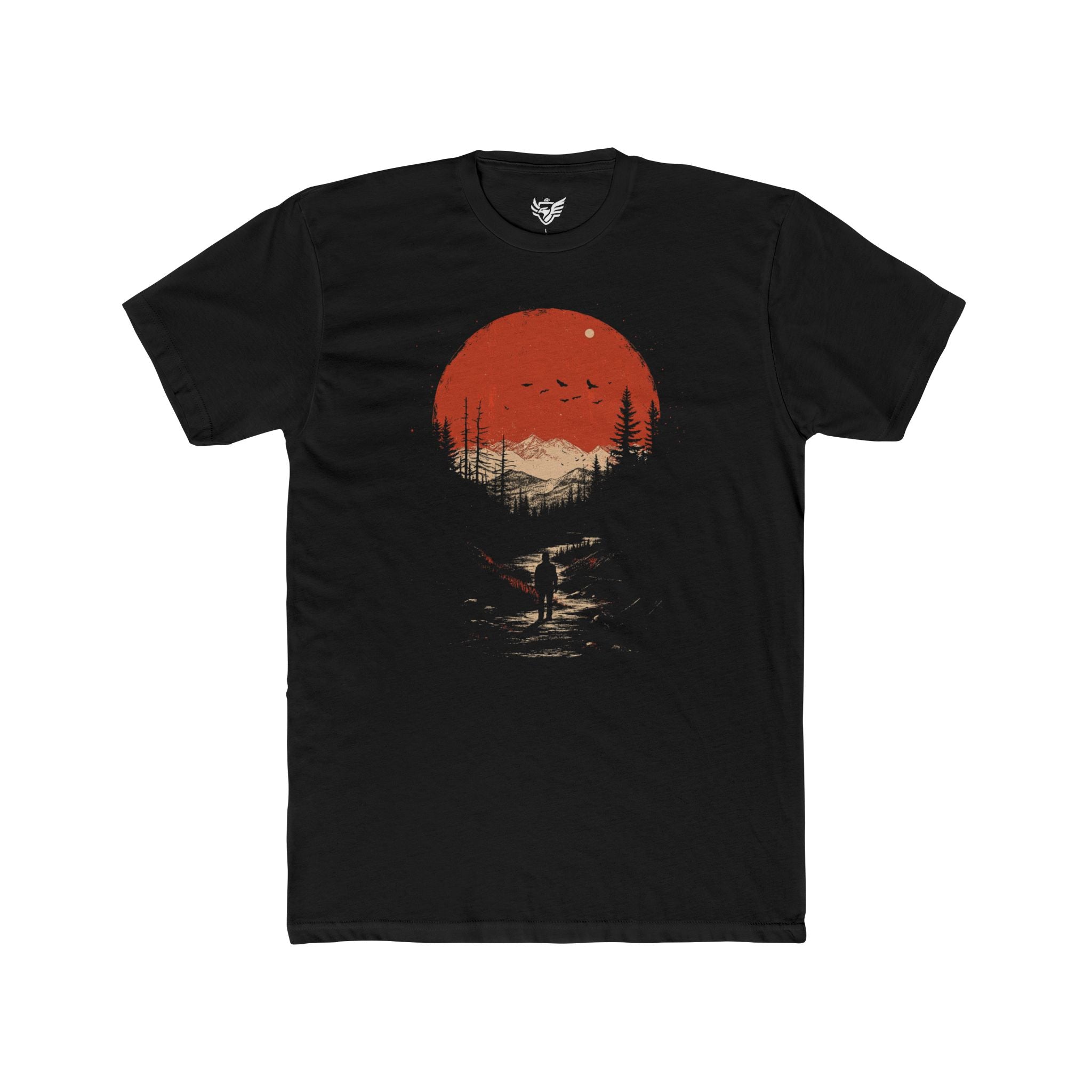 Solo Hike Cotton Crew Tee
