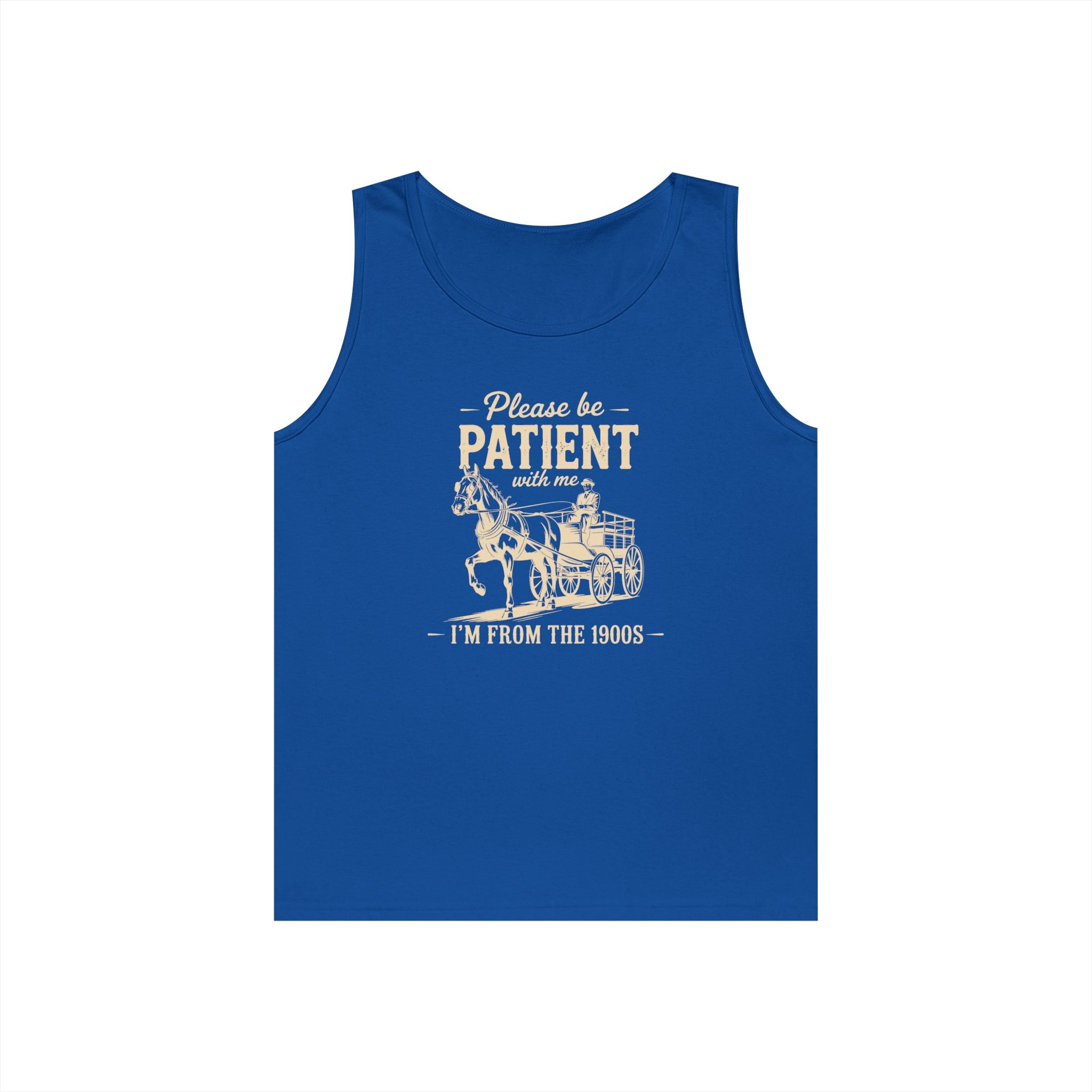 Please Be Patient With Me I'm From the 1900s Heavy Cotton Tank Top