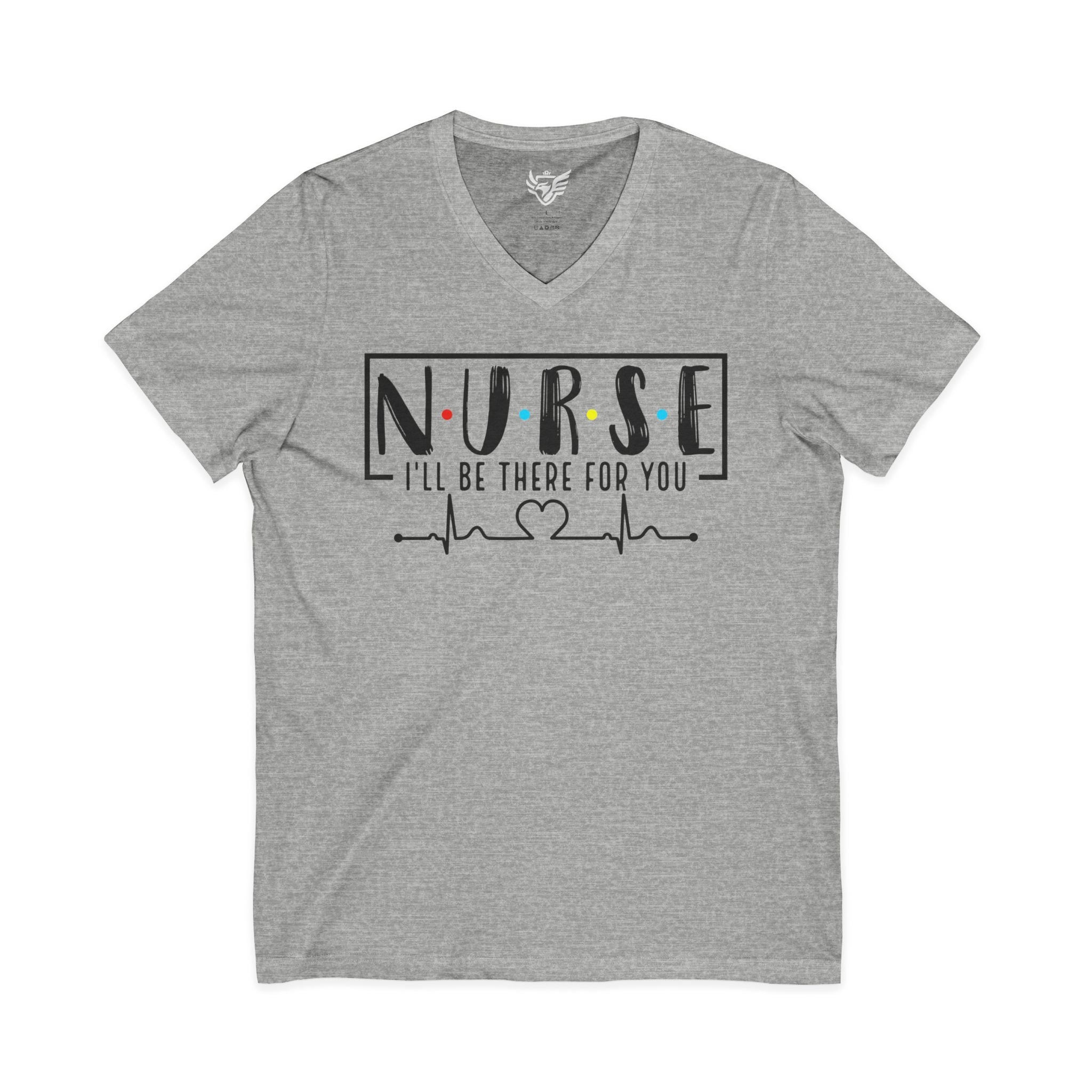 Friend's Theme Nurse Jersey Short Sleeve V-Neck Tee