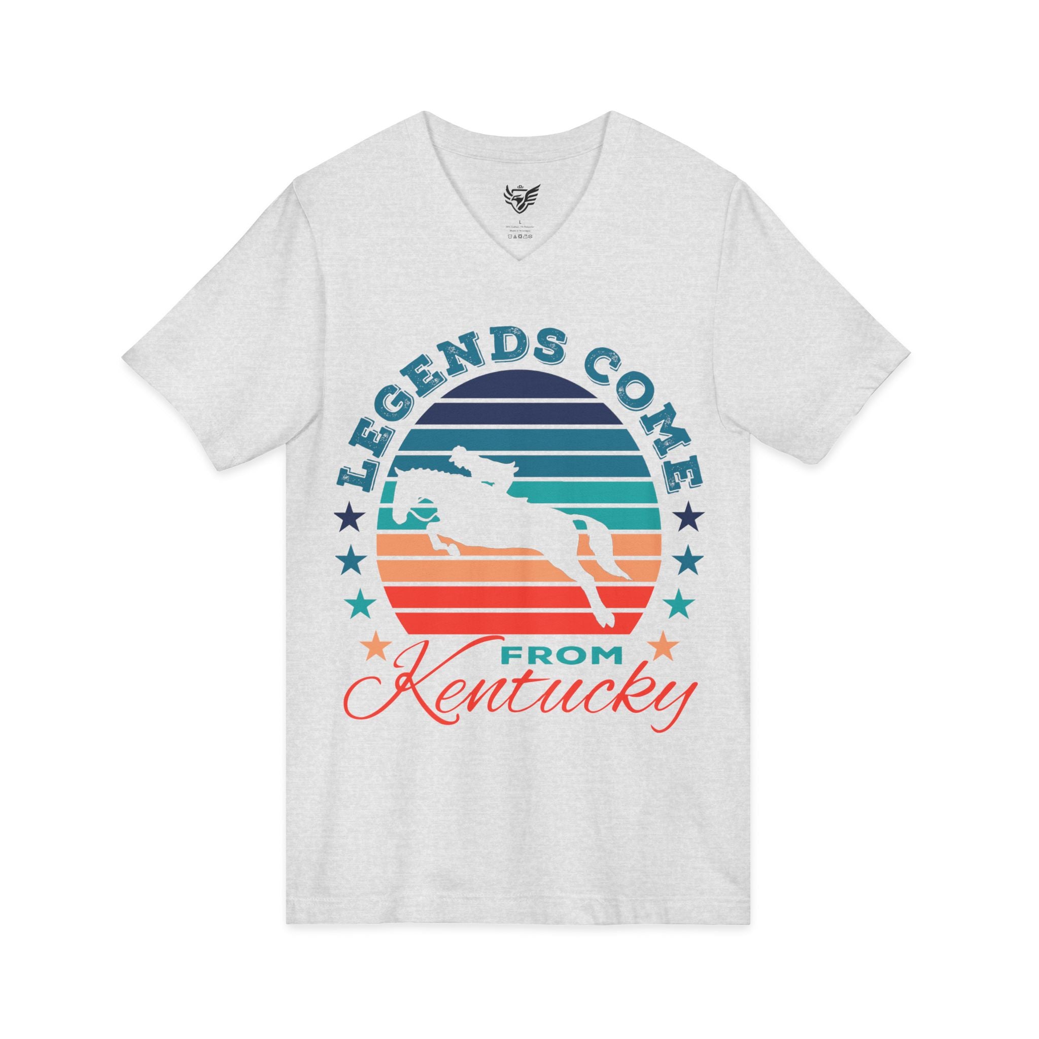 Unisex Legends 4 Star Jersey Short Sleeve V-Neck Tee