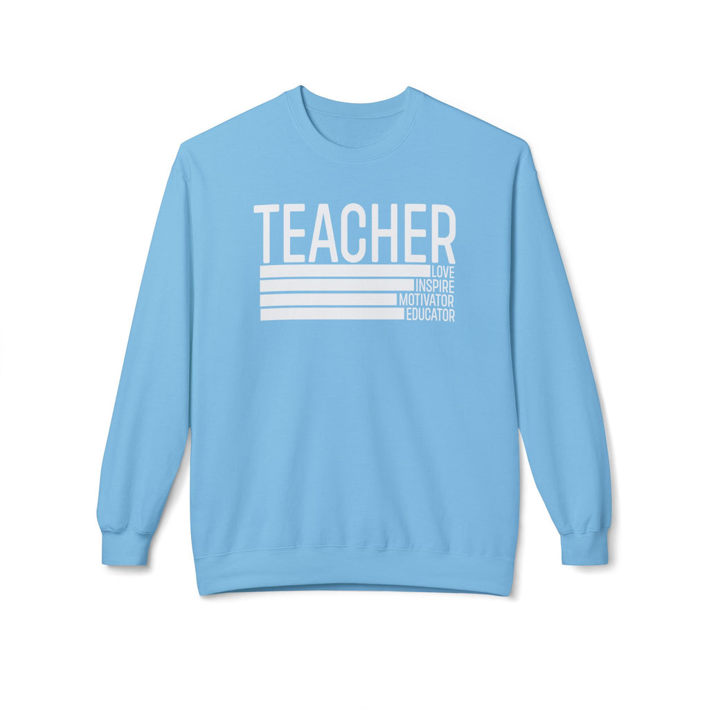 Teacher Midweight Softstyle Fleece Crewneck Sweatshirt