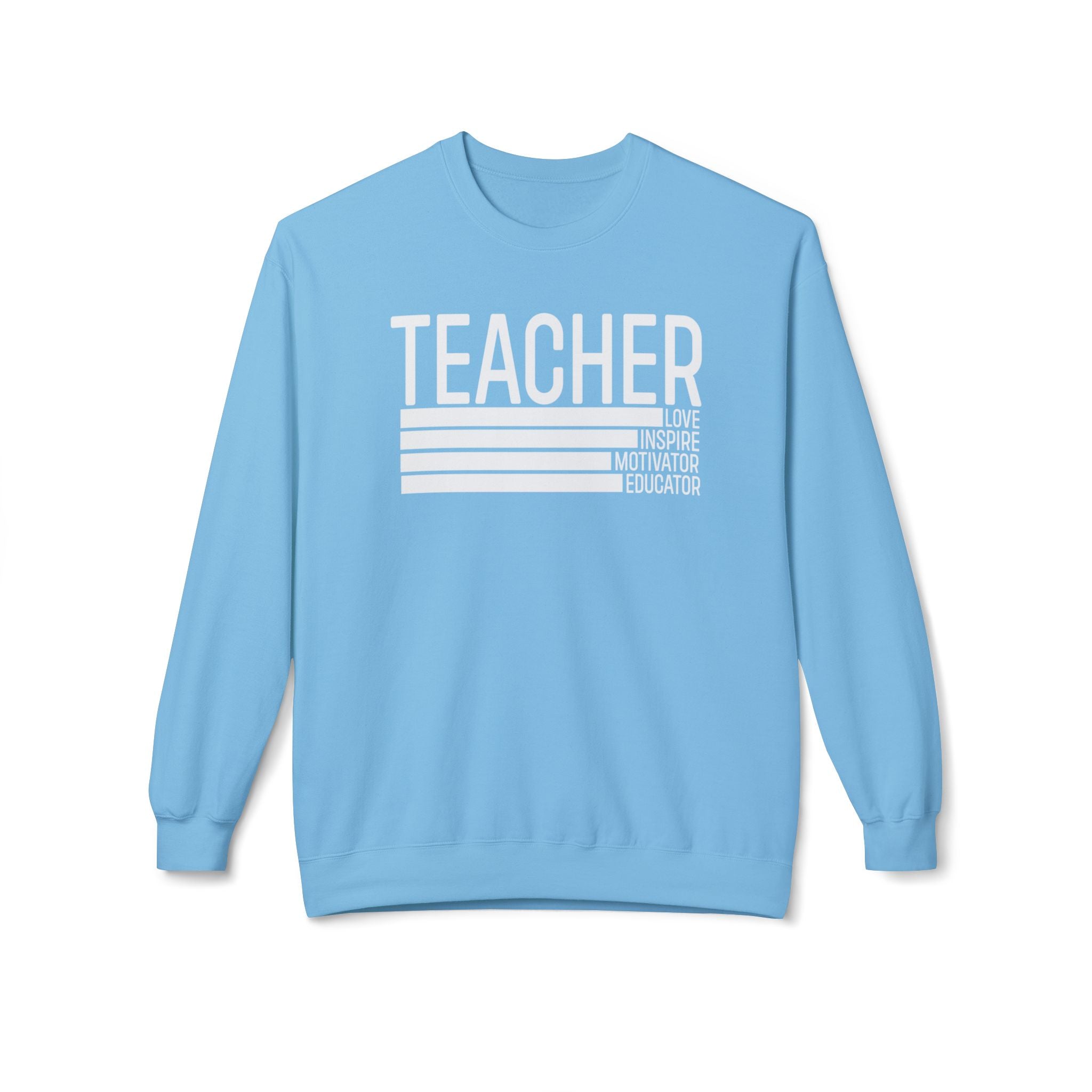 Teacher Midweight Softstyle Fleece Crewneck Sweatshirt