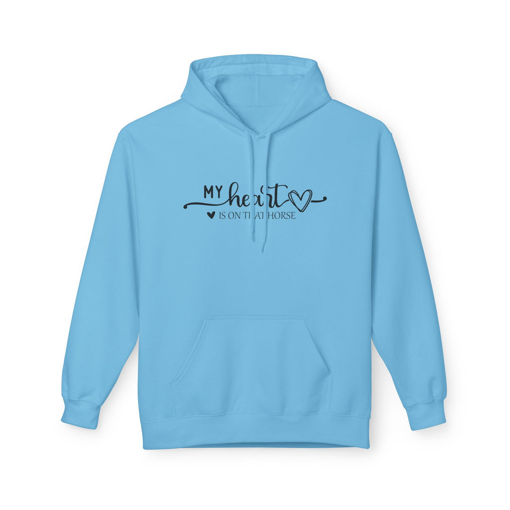 Heart on Horse Midweight Softstyle Fleece Hoodie