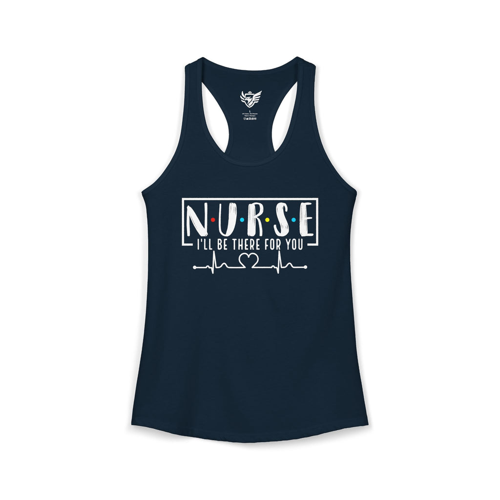 Friend's Theme Nurse Ideal Racerback Tank