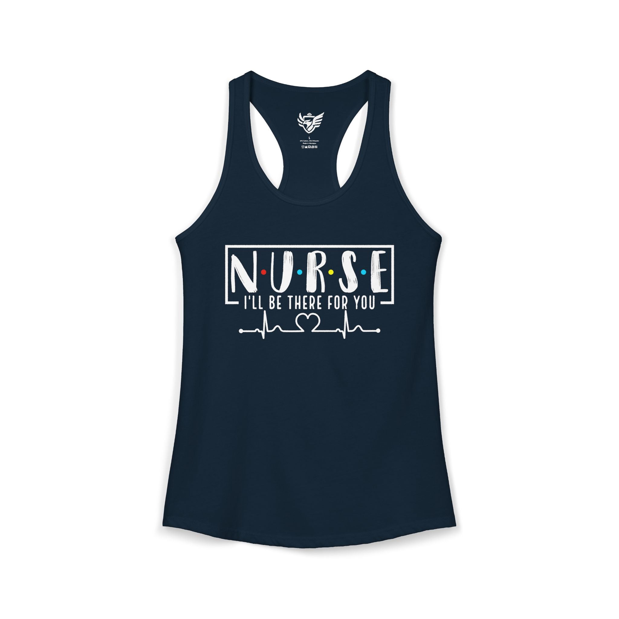Friend's Theme Nurse Ideal Racerback Tank