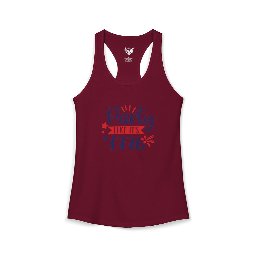 Party Like It's 1776 Ideal Racerback Tank