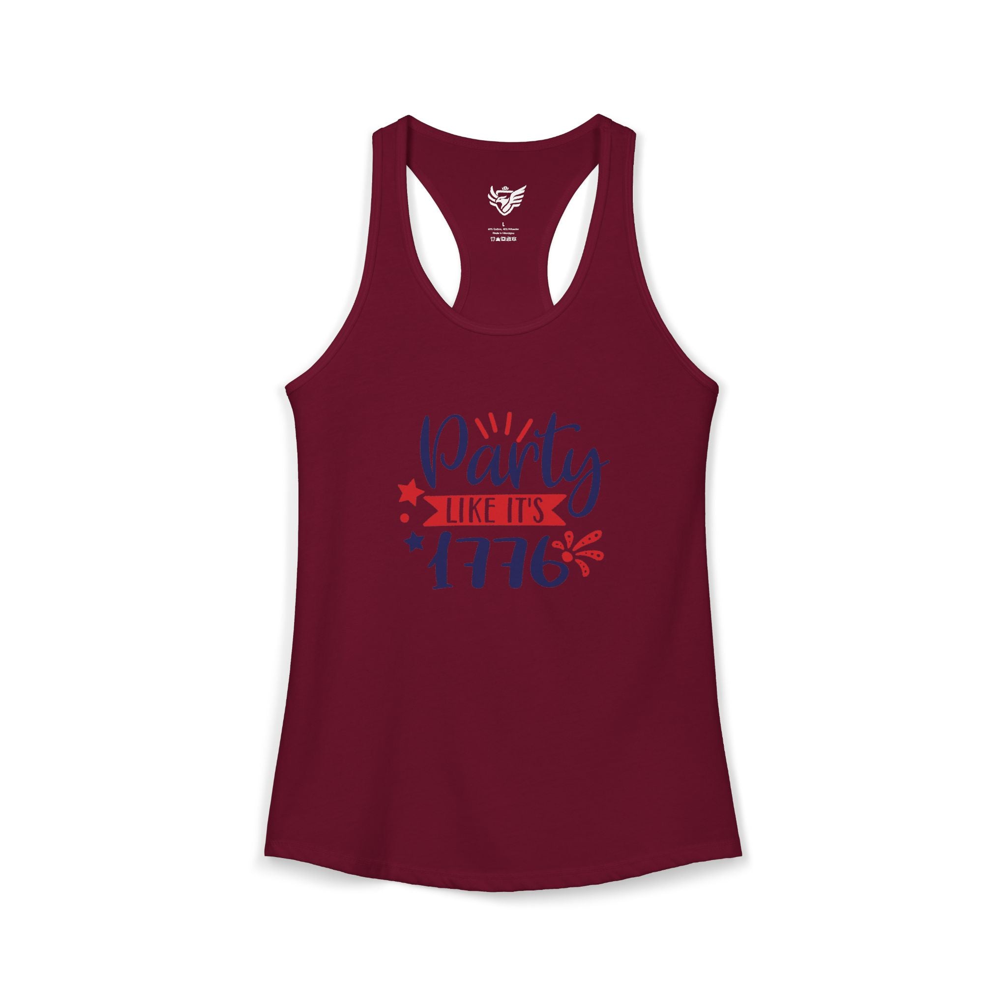 Party Like It's 1776 Ideal Racerback Tank