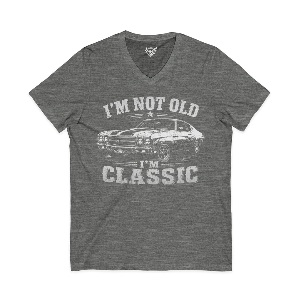 Not Old, Classic Jersey Short Sleeve V-Neck Tee