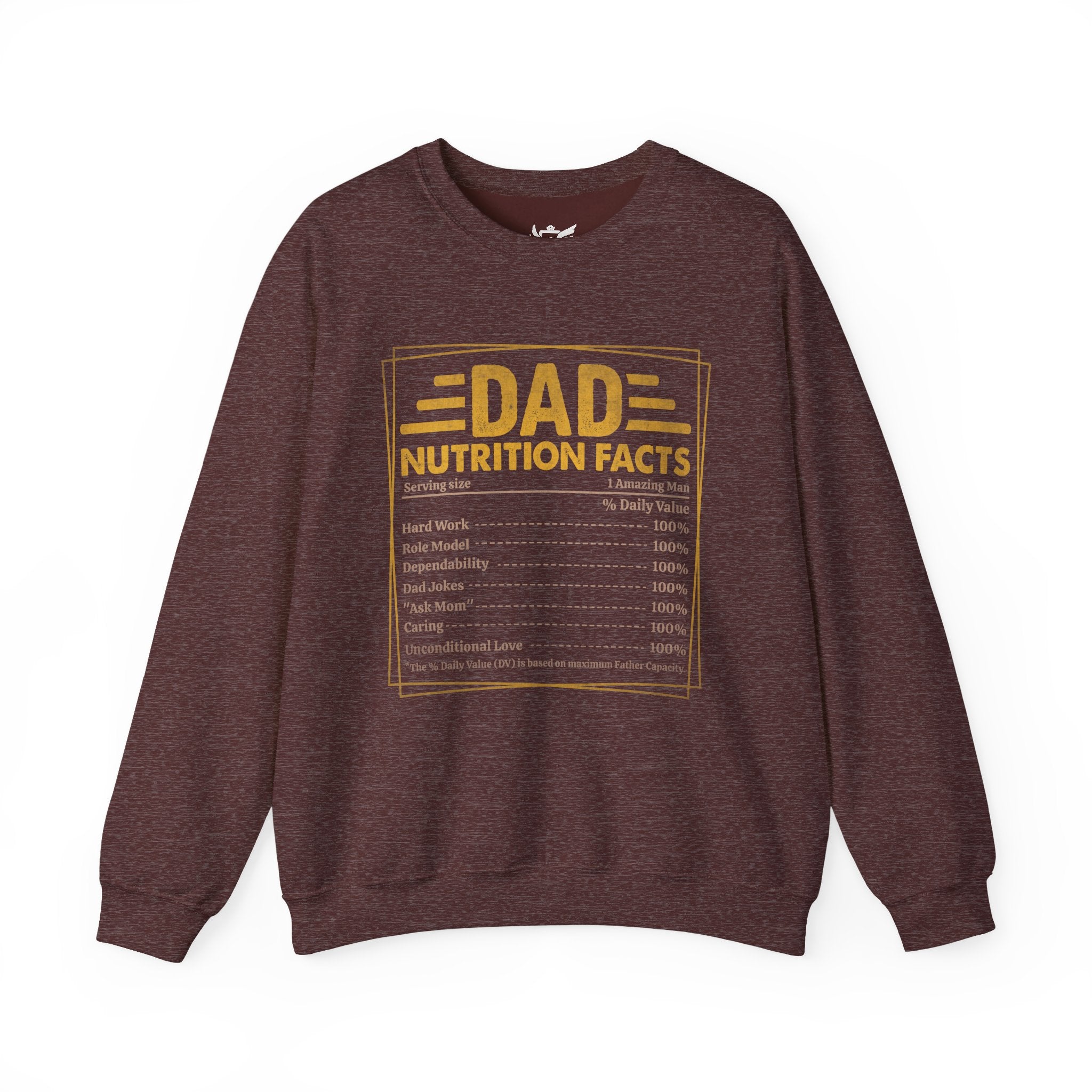 Dad Nutrition Facts Heavy Blend™ Crewneck Sweatshirt