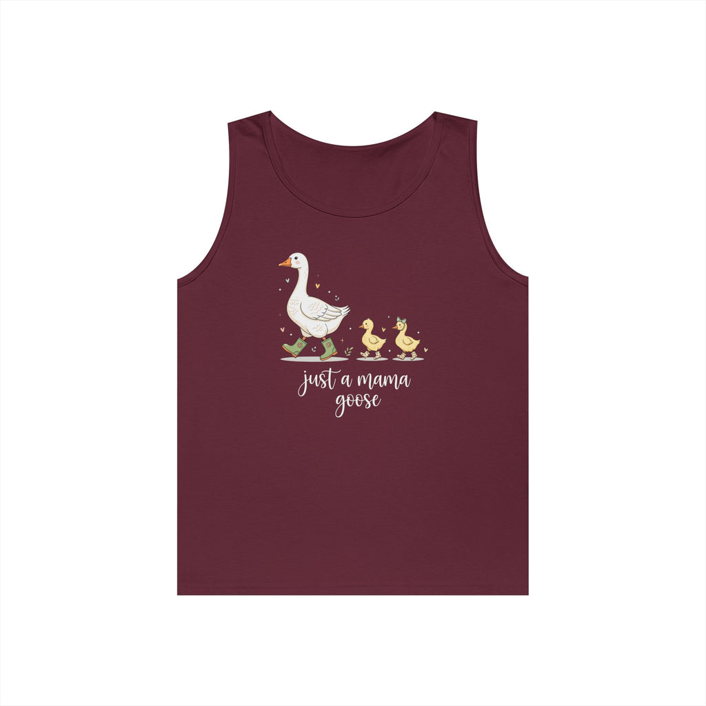 Just A Momma Goose Heavy Cotton Tank Top