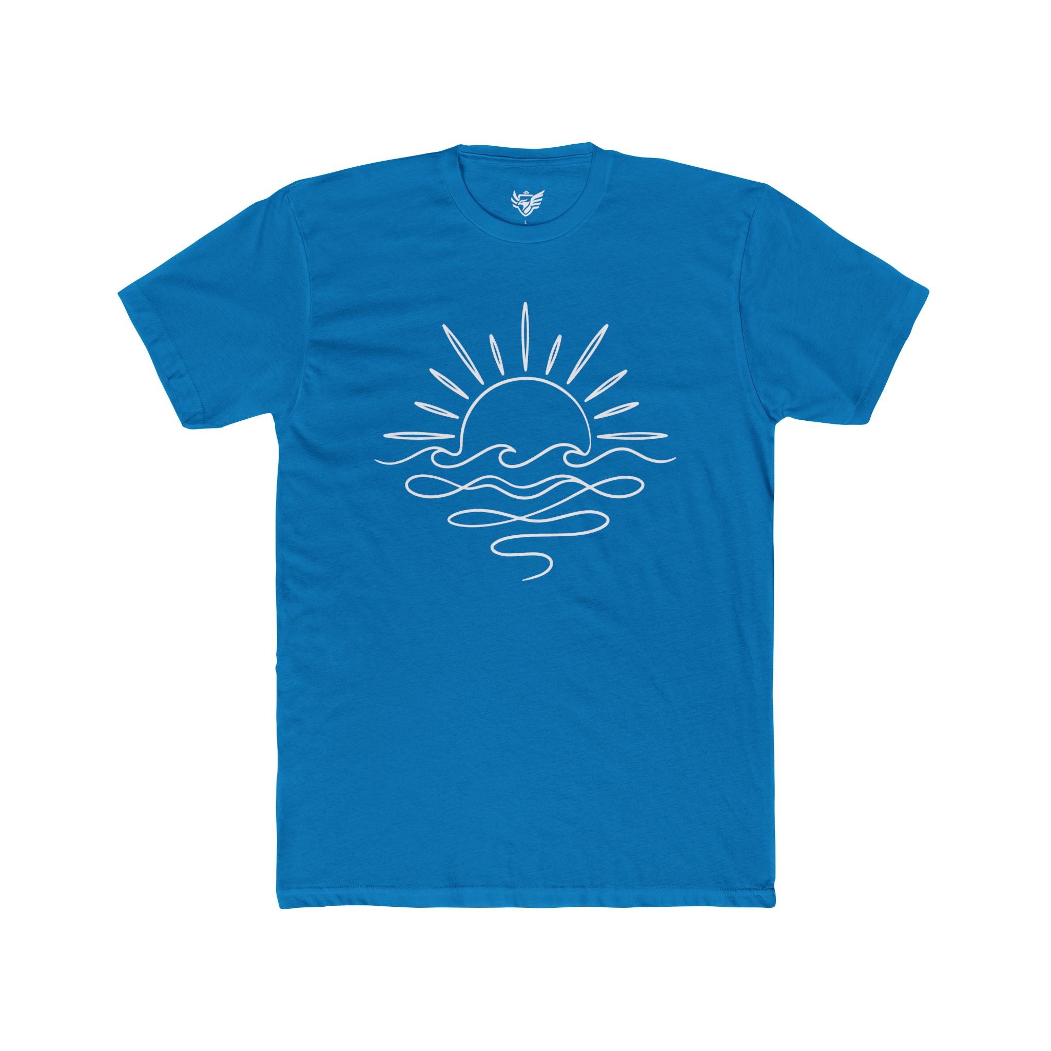 Sunny Sea Cotton Crew Tee