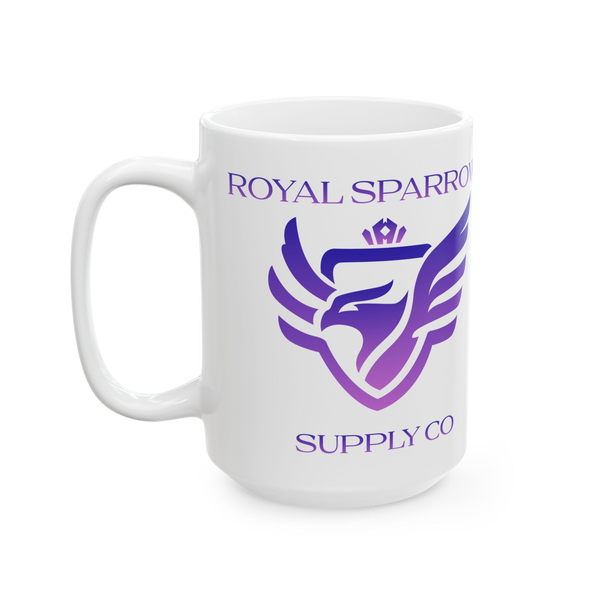 Royal Sparrow Ceramic Mug, (11oz, 15oz)