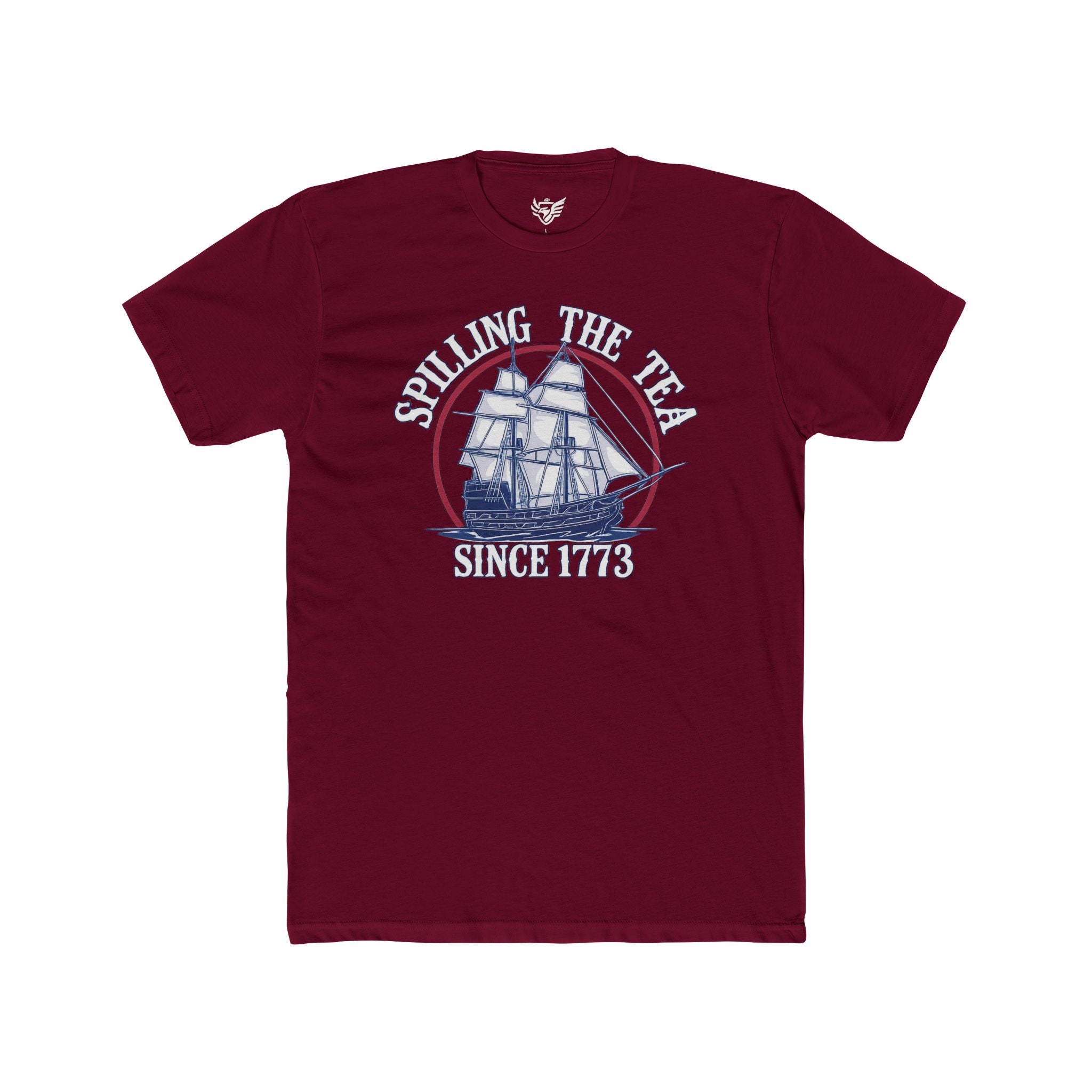 Spilling The Tea Cotton Crew Tee