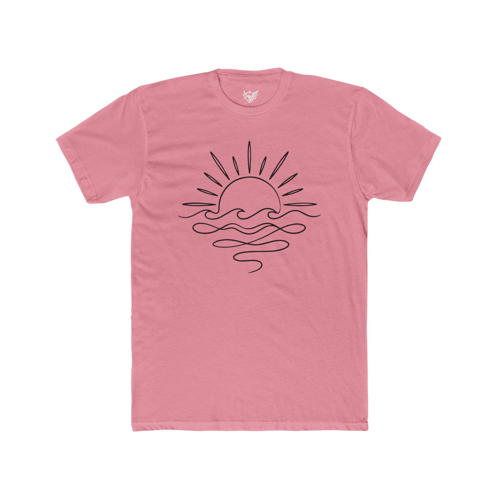 Sunny Sea Cotton Crew Tee