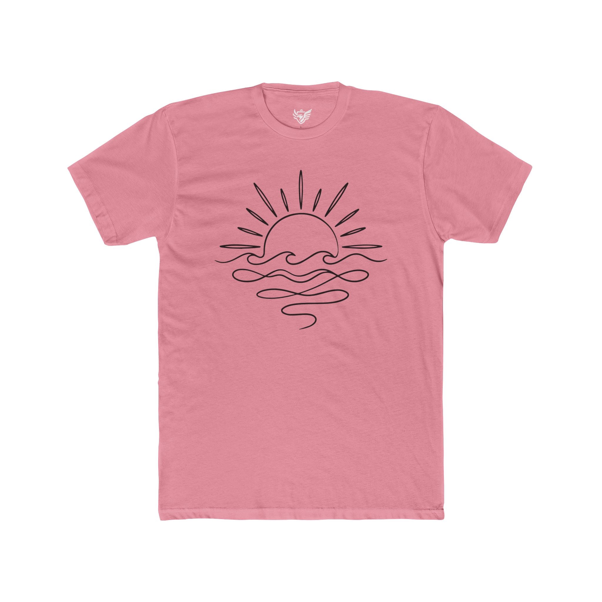Sunny Sea Cotton Crew Tee