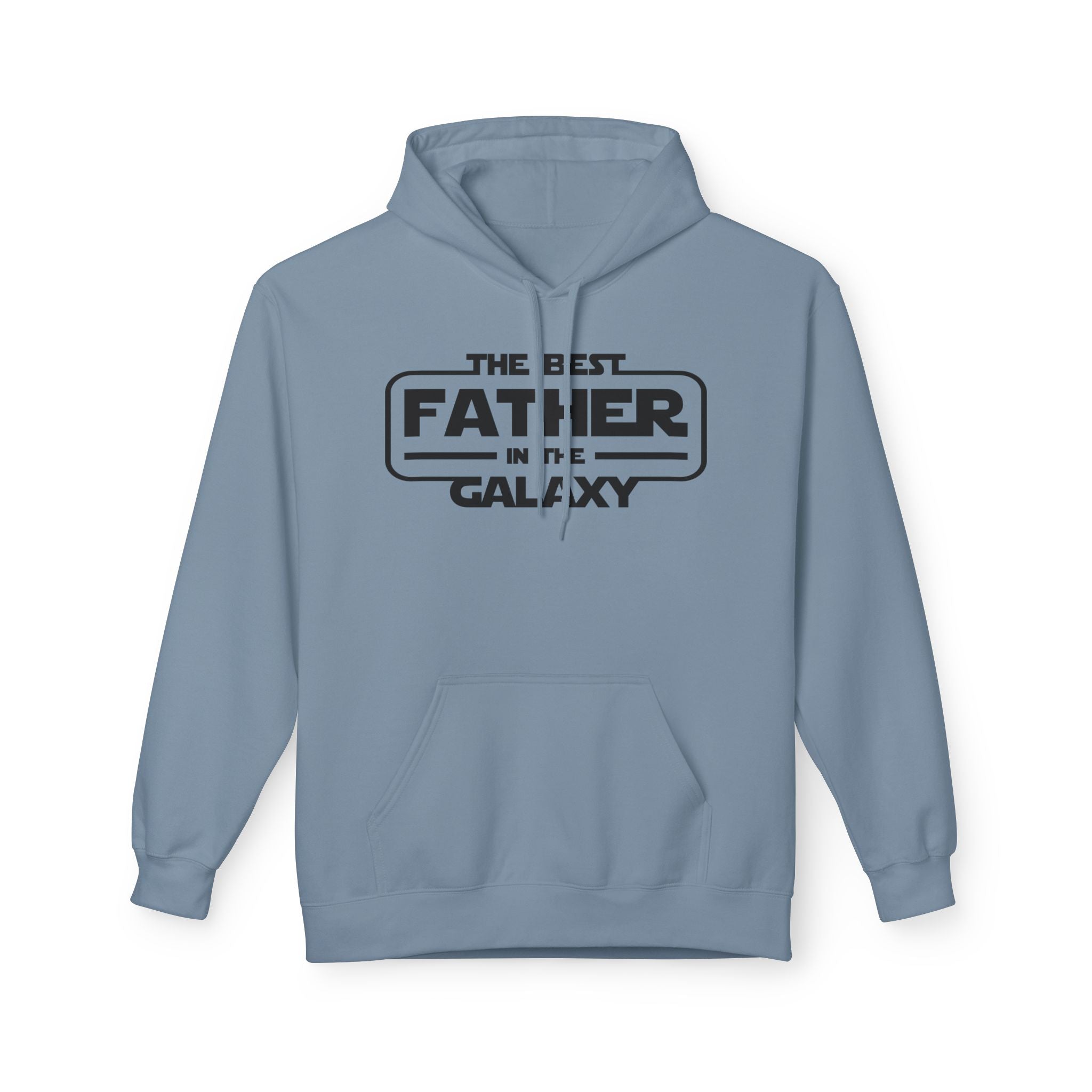 The Best Father in the Galaxy Midweight Softstyle Fleece Hoodie