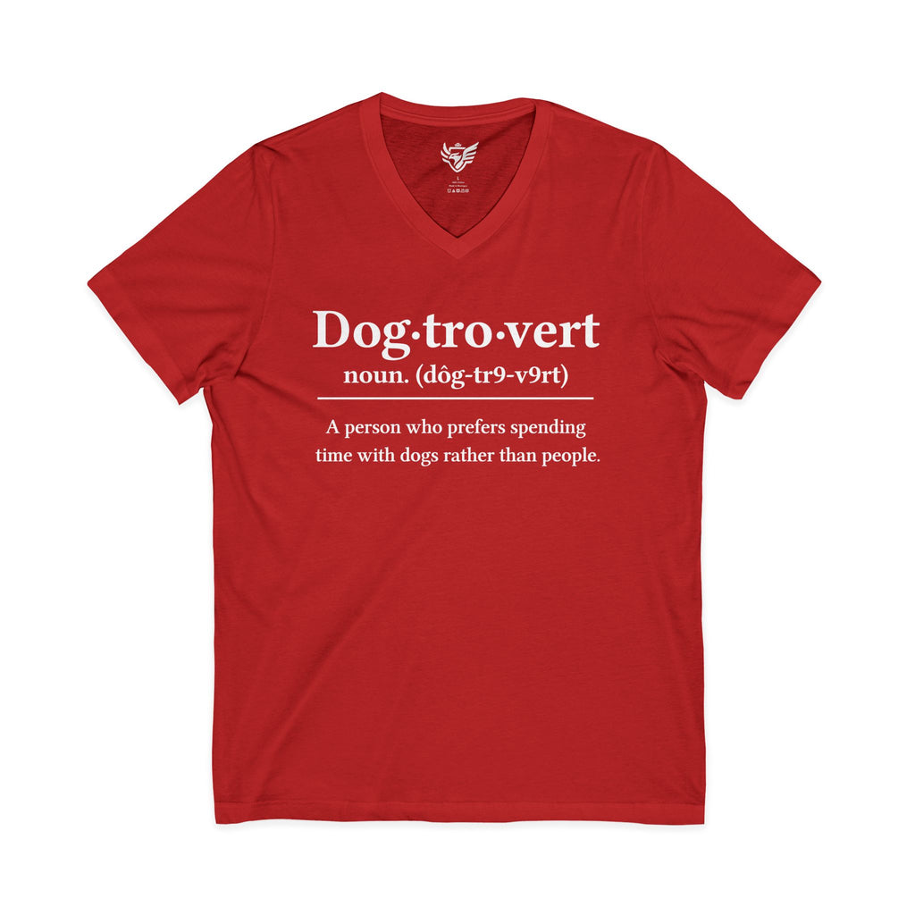 Dog-Tro-Vert Jersey Short Sleeve V-Neck Tee