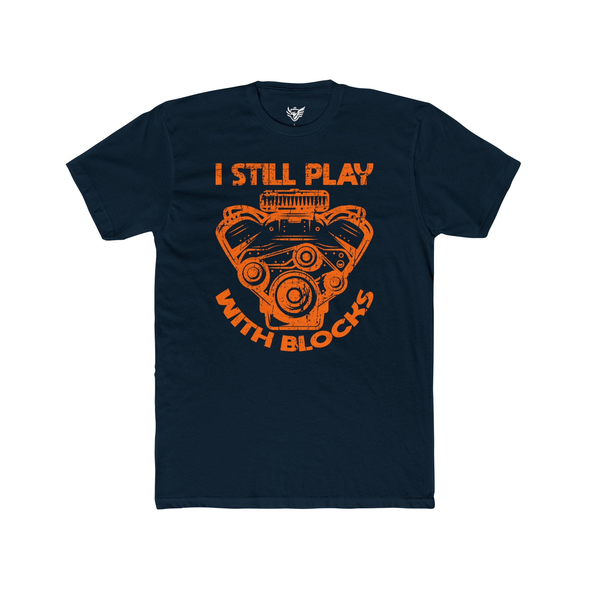 Engine Block Cotton Crew Tee