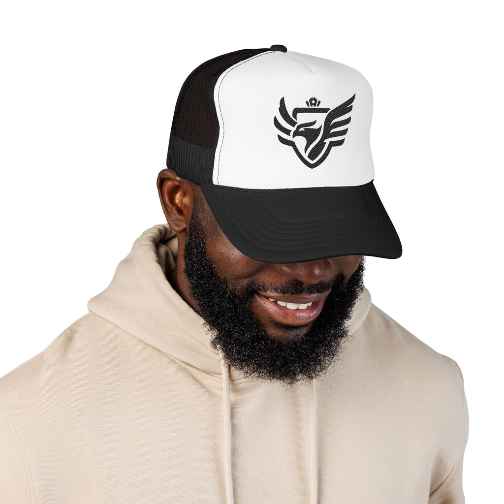 Royal Sparrow Embroidered Foam Trucker Hat