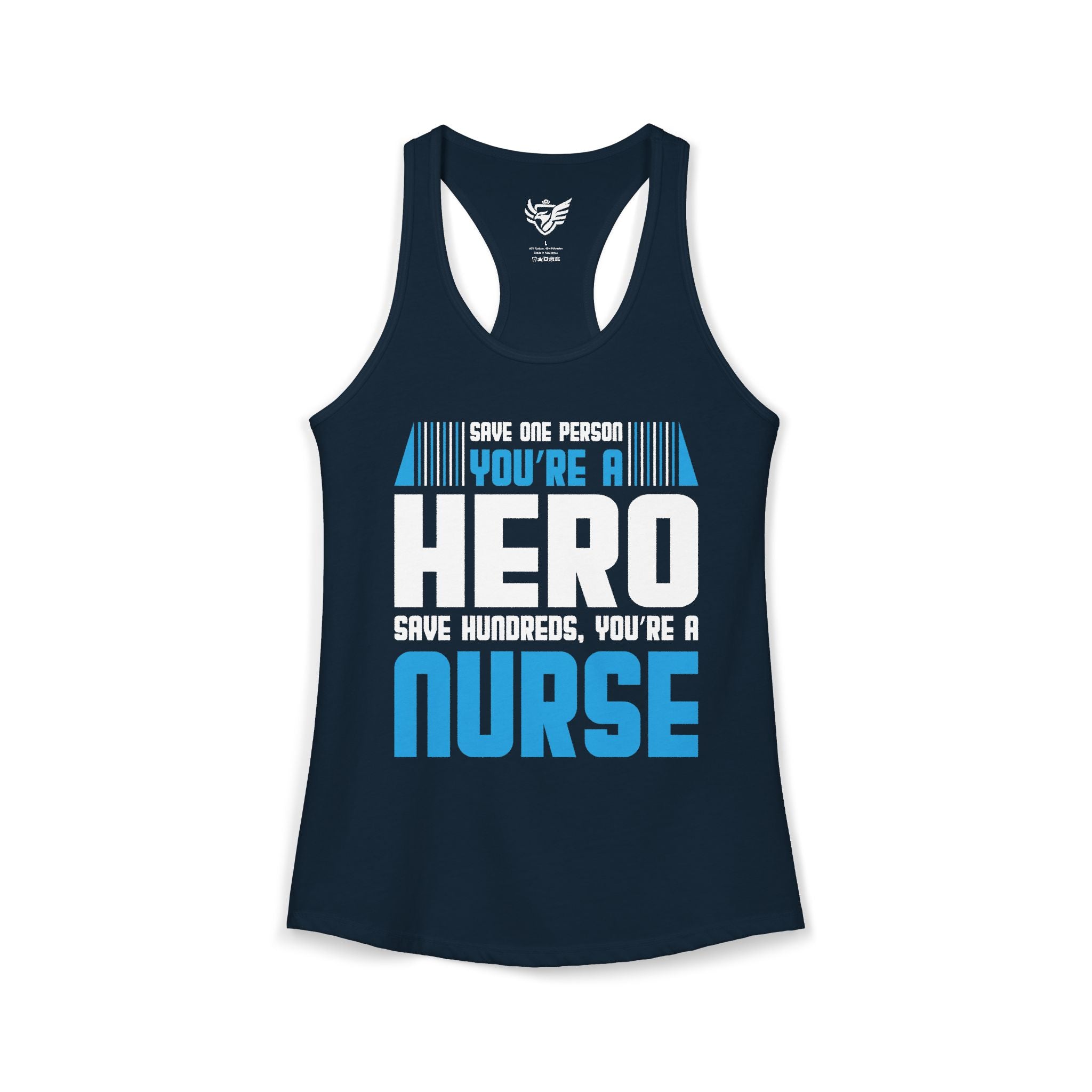 Nurses Are Heros Ideal Racerback Tank