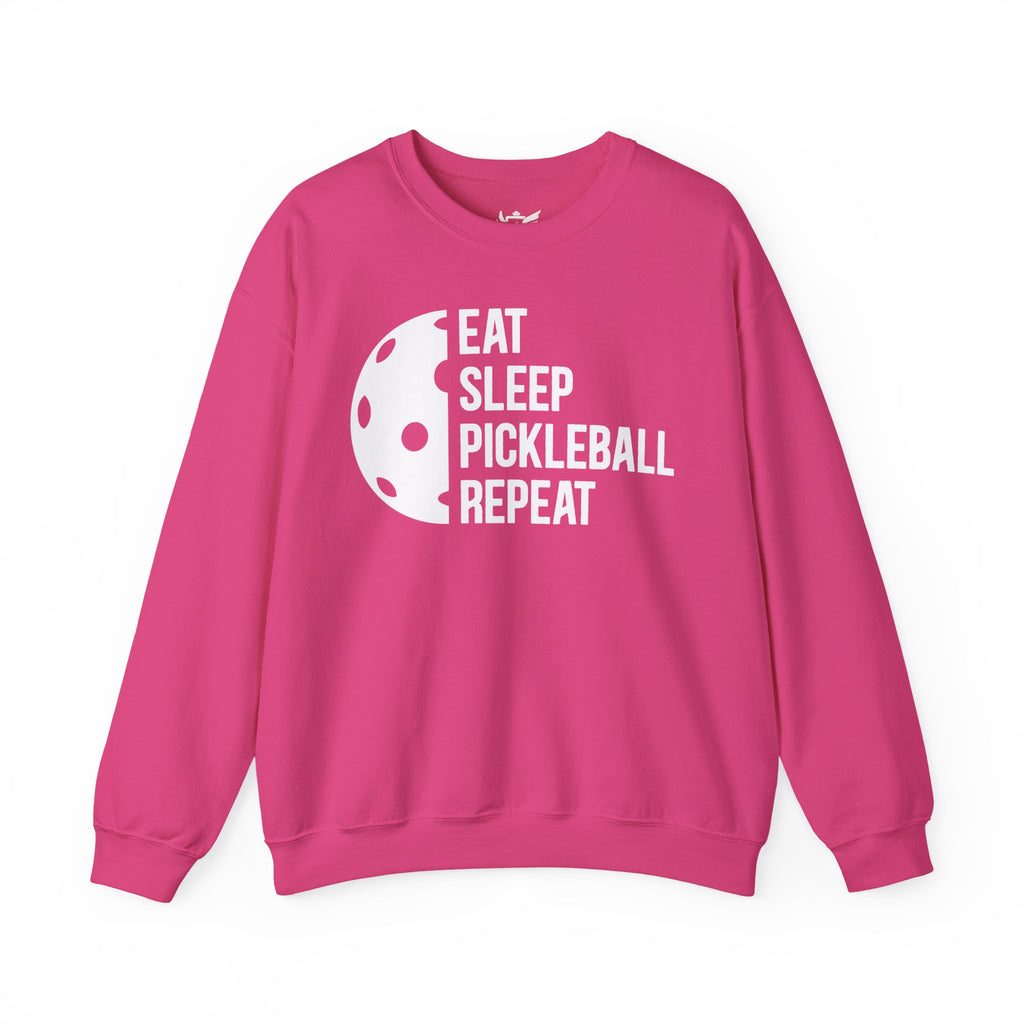 Eat Sleep Pickleball Repeat Heavy Blend™ Crewneck Sweatshirt