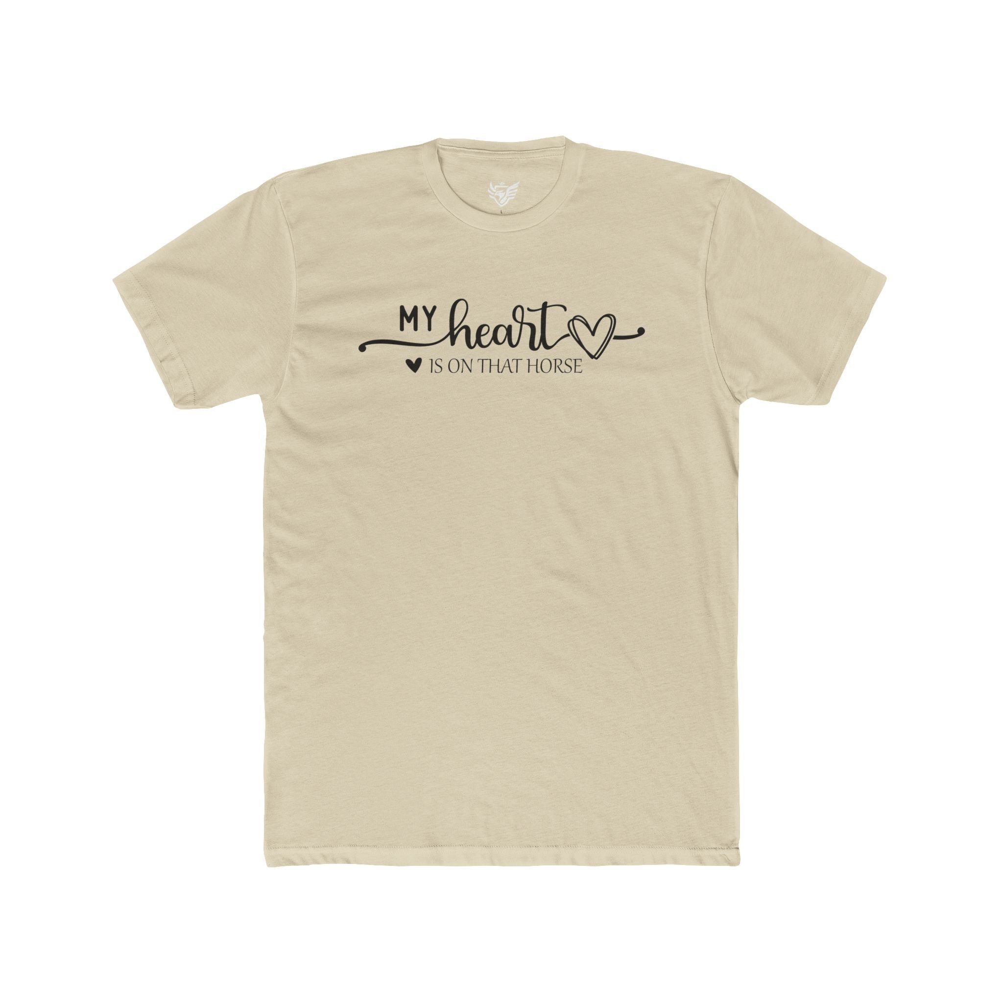 Heart on Horse Cotton Crew Tee