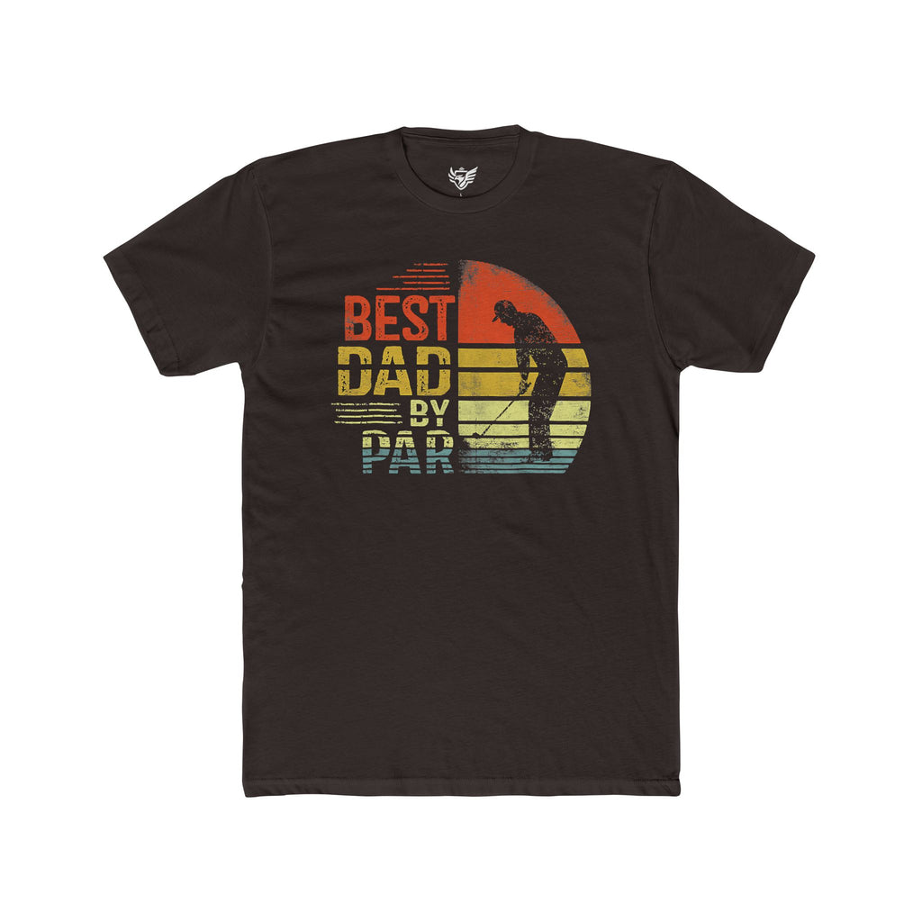 Best Dad By Par Cotton Crew Tee