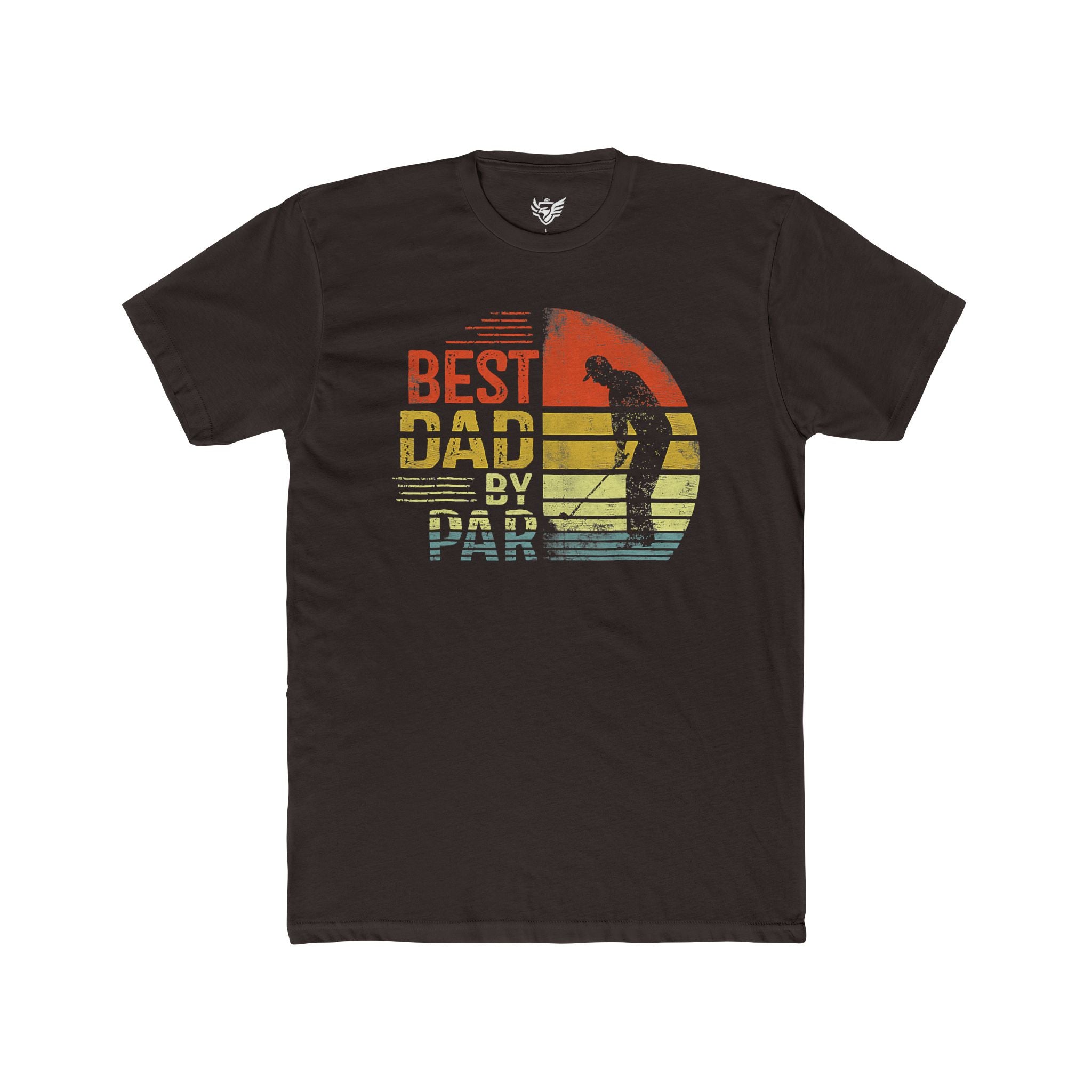 Best Dad By Par Cotton Crew Tee