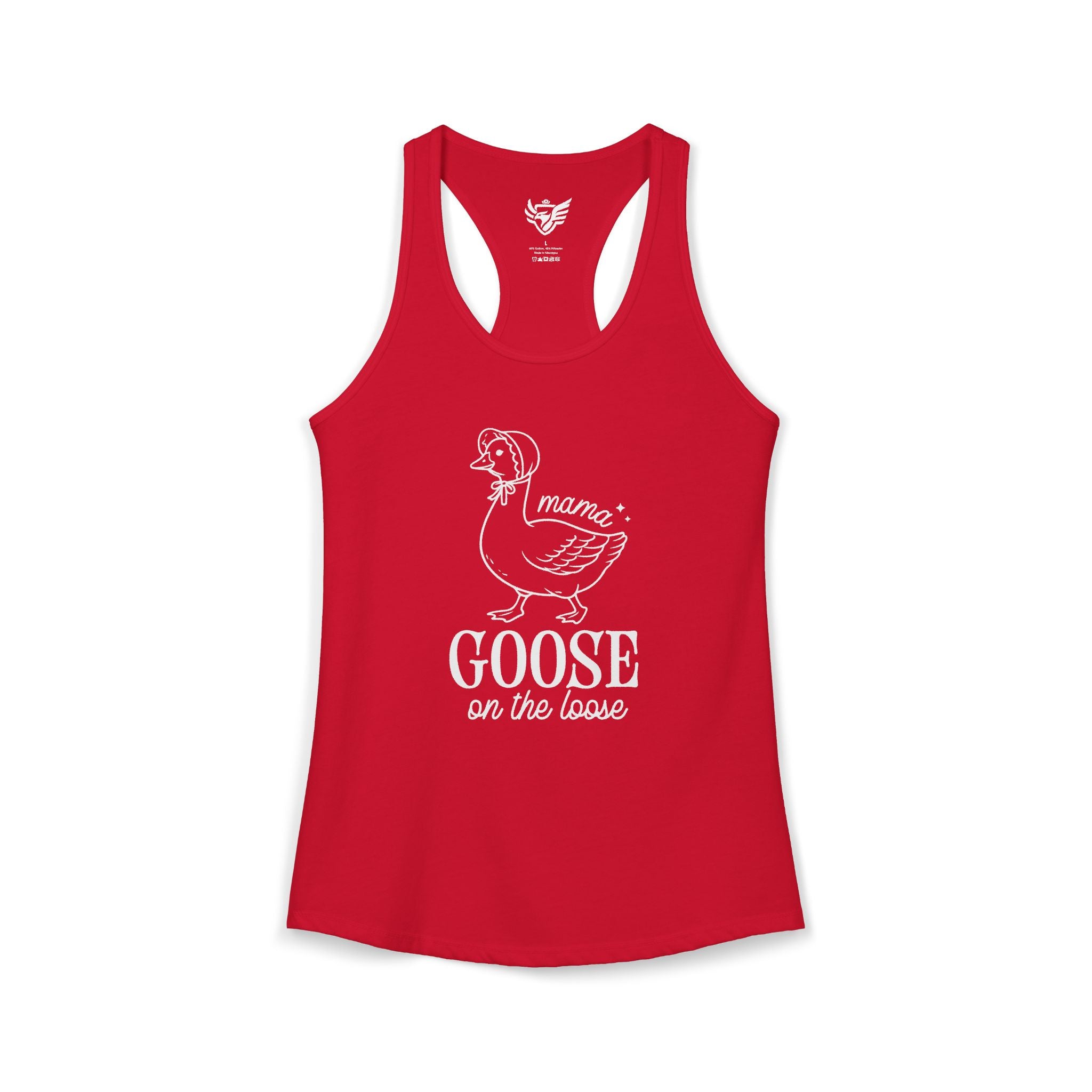 Mama Goose on the Loose Ideal Racerback Tank
