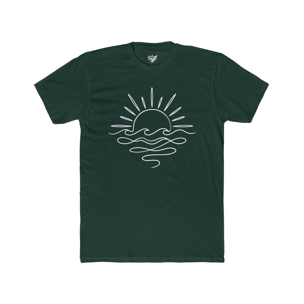 Sunny Sea Cotton Crew Tee